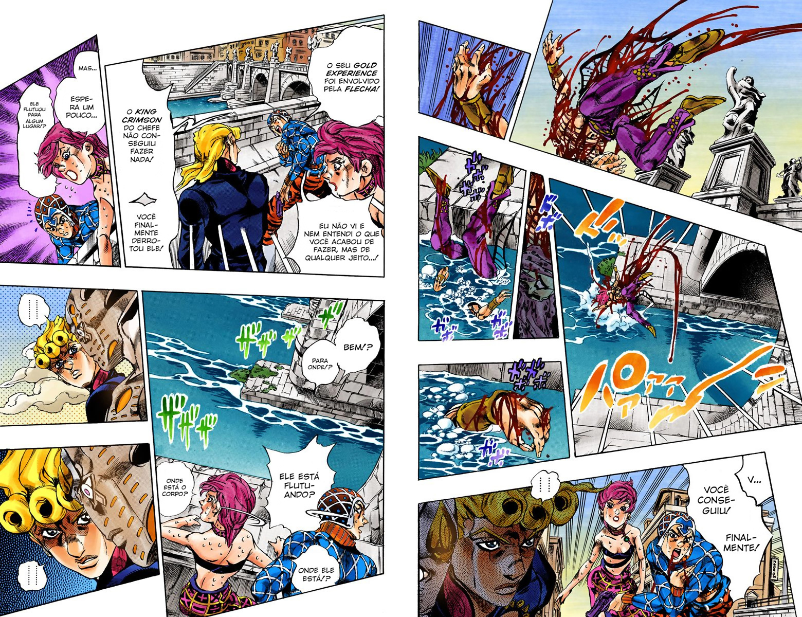 JoJo's Bizarre Adventure, Part 5: Golden Wind - Digital Colored Comics Capítulo 149 Página 3