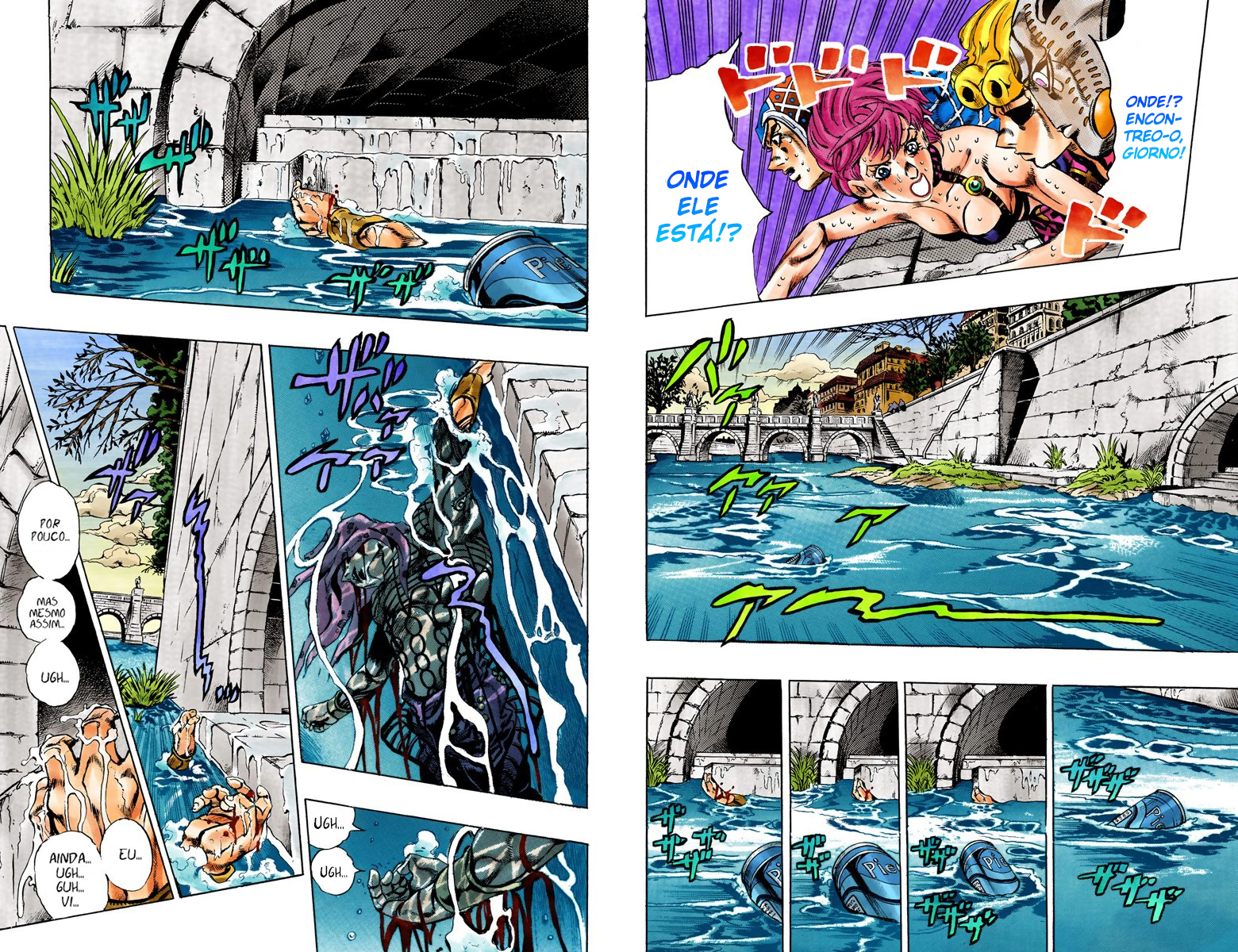 JoJo's Bizarre Adventure, Part 5: Golden Wind - Digital Colored Comics Capítulo 149 Página 4