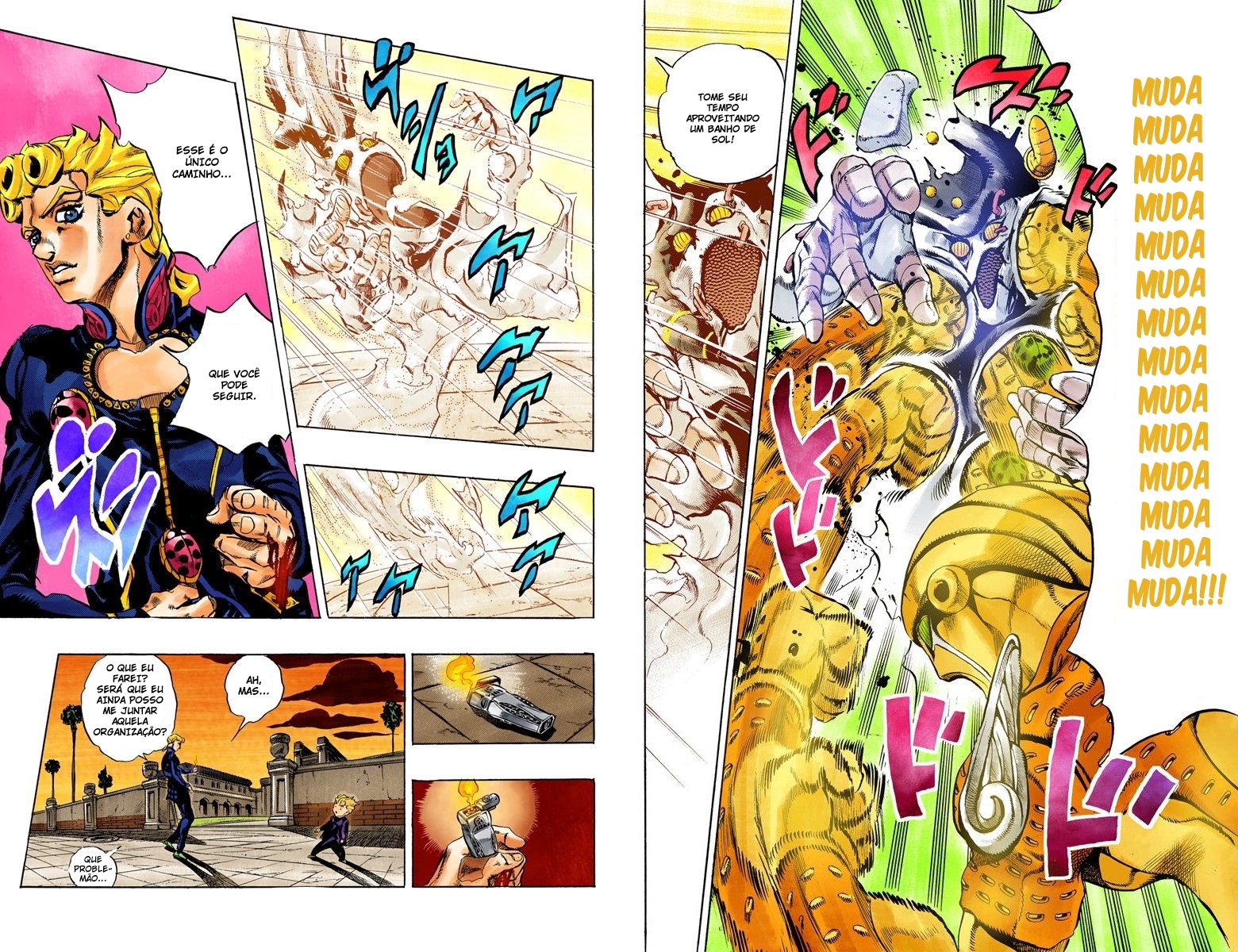 JoJo's Bizarre Adventure, Part 5: Golden Wind - Digital Colored Comics Capítulo 15 Página 11