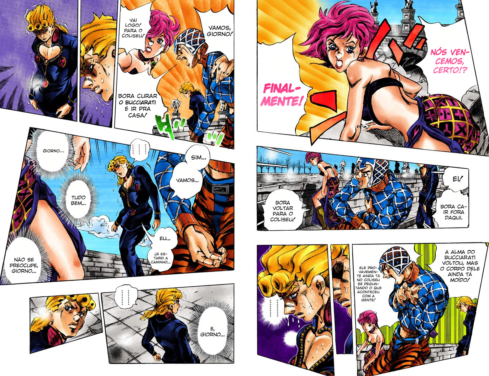 JoJo's Bizarre Adventure, Part 5: Golden Wind - Digital Colored Comics Capítulo 150 Página 3