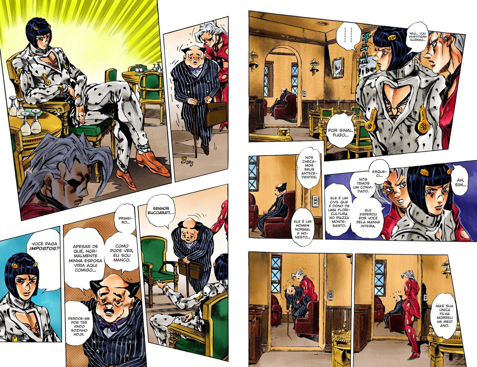 JoJo's Bizarre Adventure, Part 5: Golden Wind - Digital Colored Comics Capítulo 151 Página 3