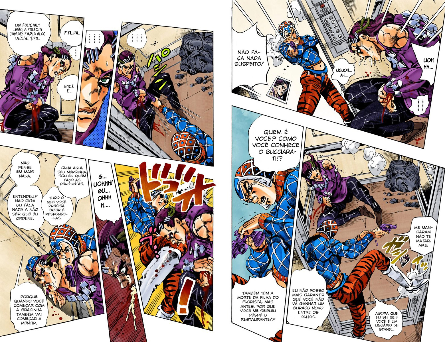 JoJo's Bizarre Adventure, Part 5: Golden Wind - Digital Colored Comics Capítulo 153 Página 3
