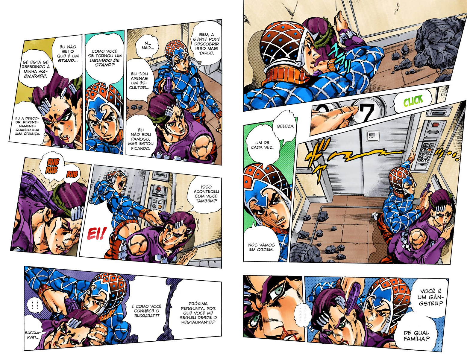 JoJo's Bizarre Adventure, Part 5: Golden Wind - Digital Colored Comics Capítulo 153 Página 4