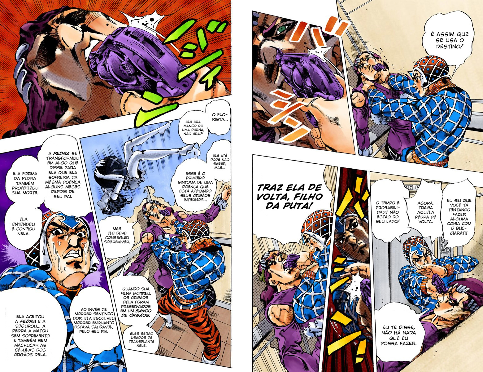 JoJo's Bizarre Adventure, Part 5: Golden Wind - Digital Colored Comics Capítulo 153 Página 8