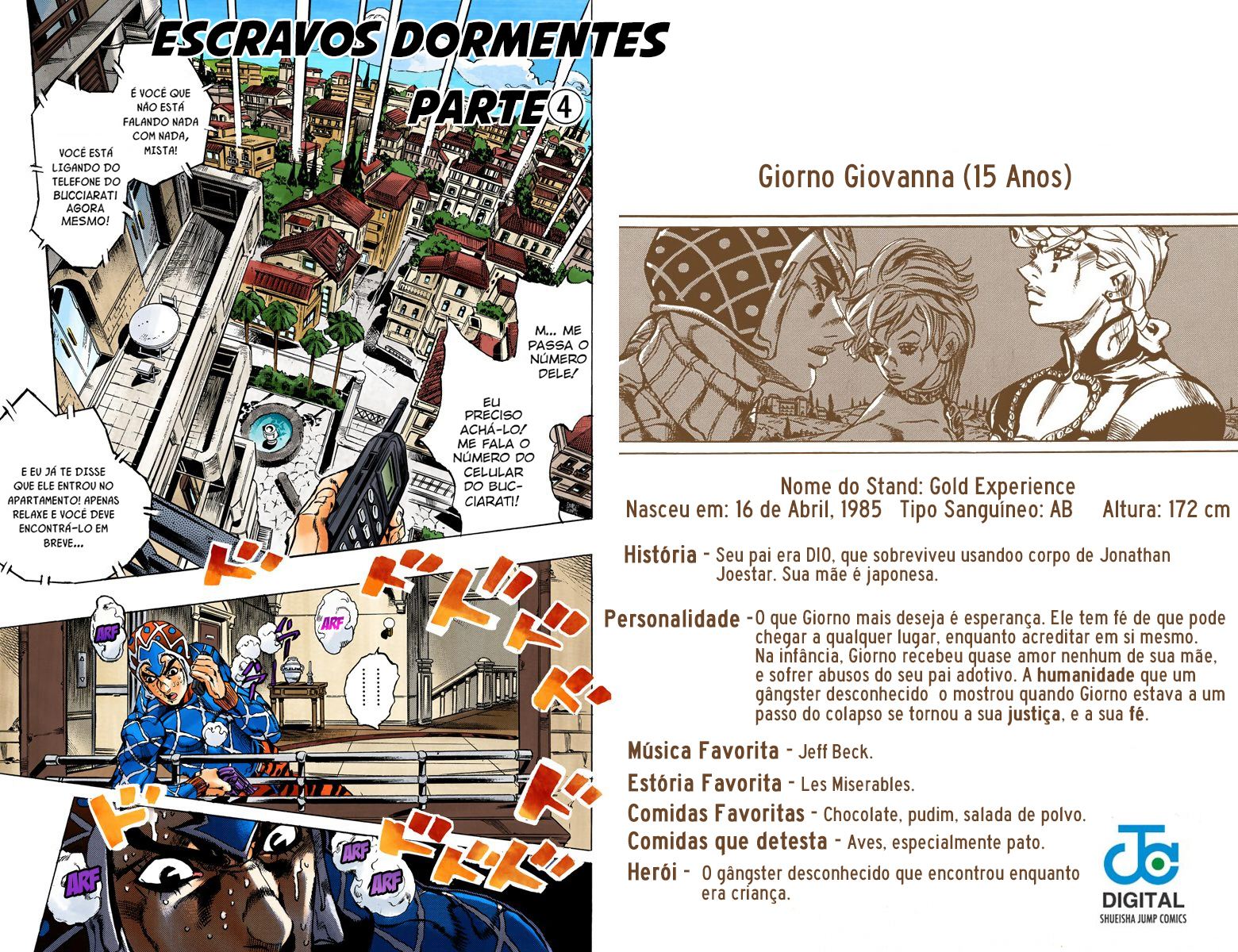 JoJo's Bizarre Adventure, Part 5: Golden Wind - Digital Colored Comics Capítulo 154 Página 1