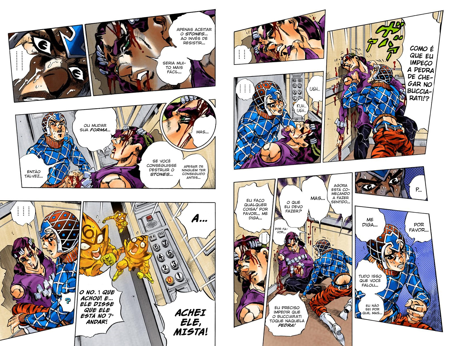 JoJo's Bizarre Adventure, Part 5: Golden Wind - Digital Colored Comics Capítulo 154 Página 3