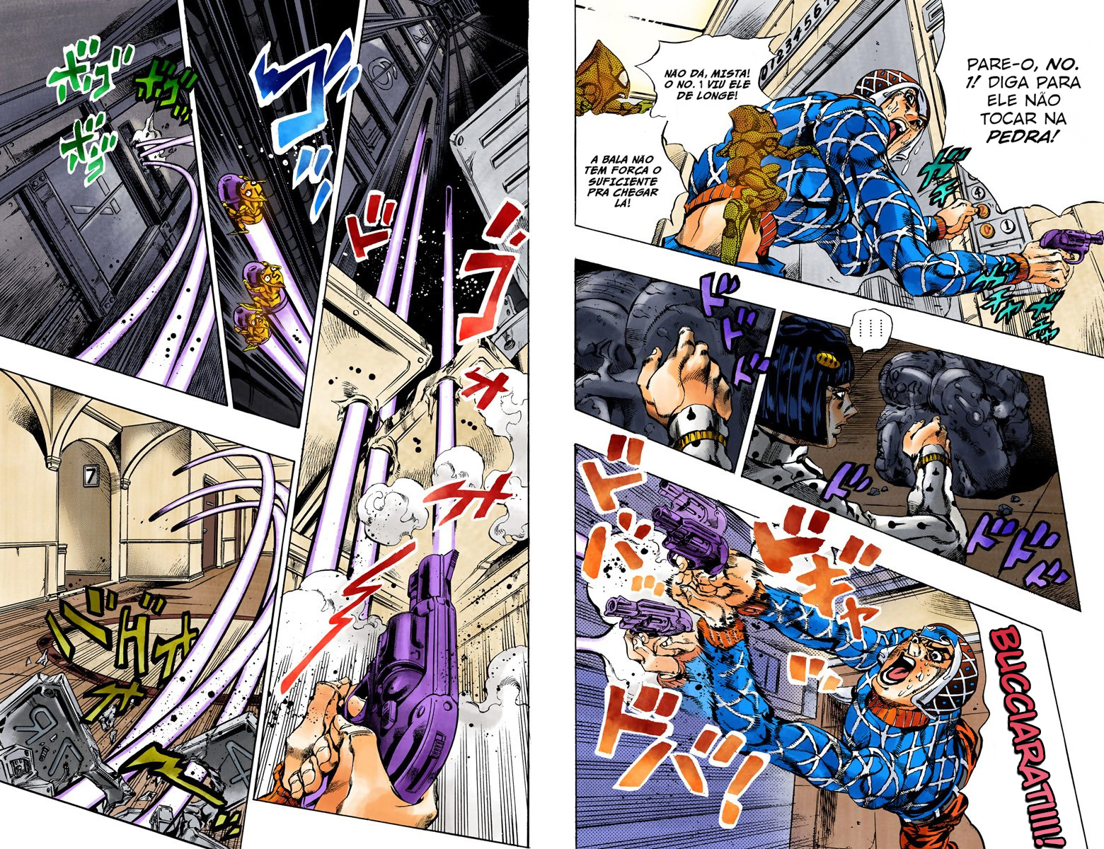 JoJo's Bizarre Adventure, Part 5: Golden Wind - Digital Colored Comics Capítulo 154 Página 5