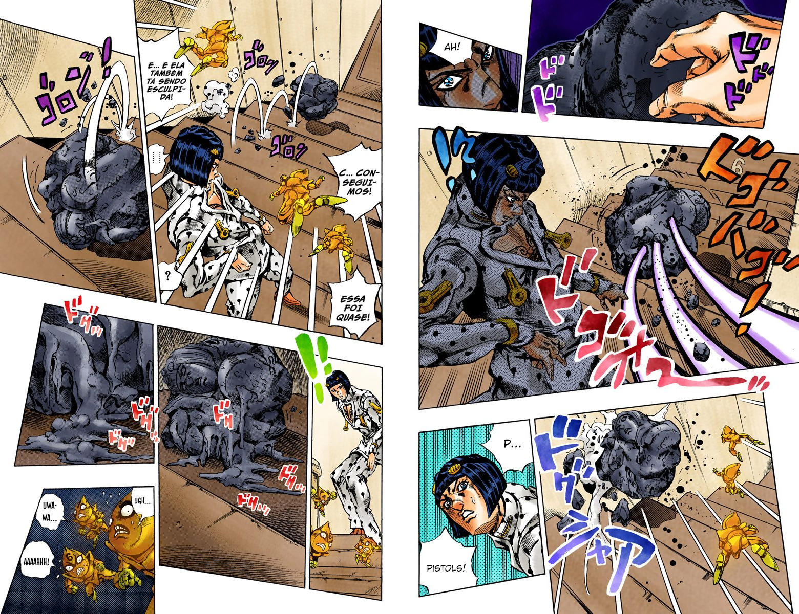 JoJo's Bizarre Adventure, Part 5: Golden Wind - Digital Colored Comics Capítulo 154 Página 6