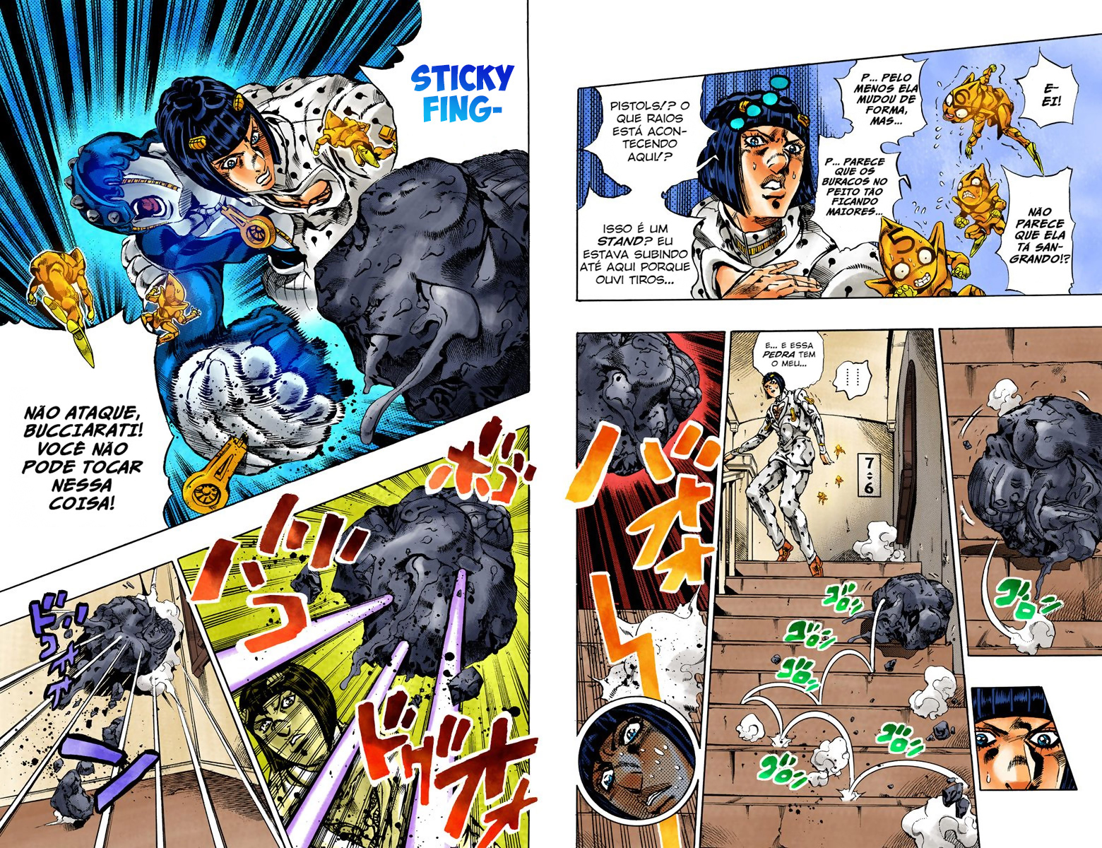 JoJo's Bizarre Adventure, Part 5: Golden Wind - Digital Colored Comics Capítulo 154 Página 7