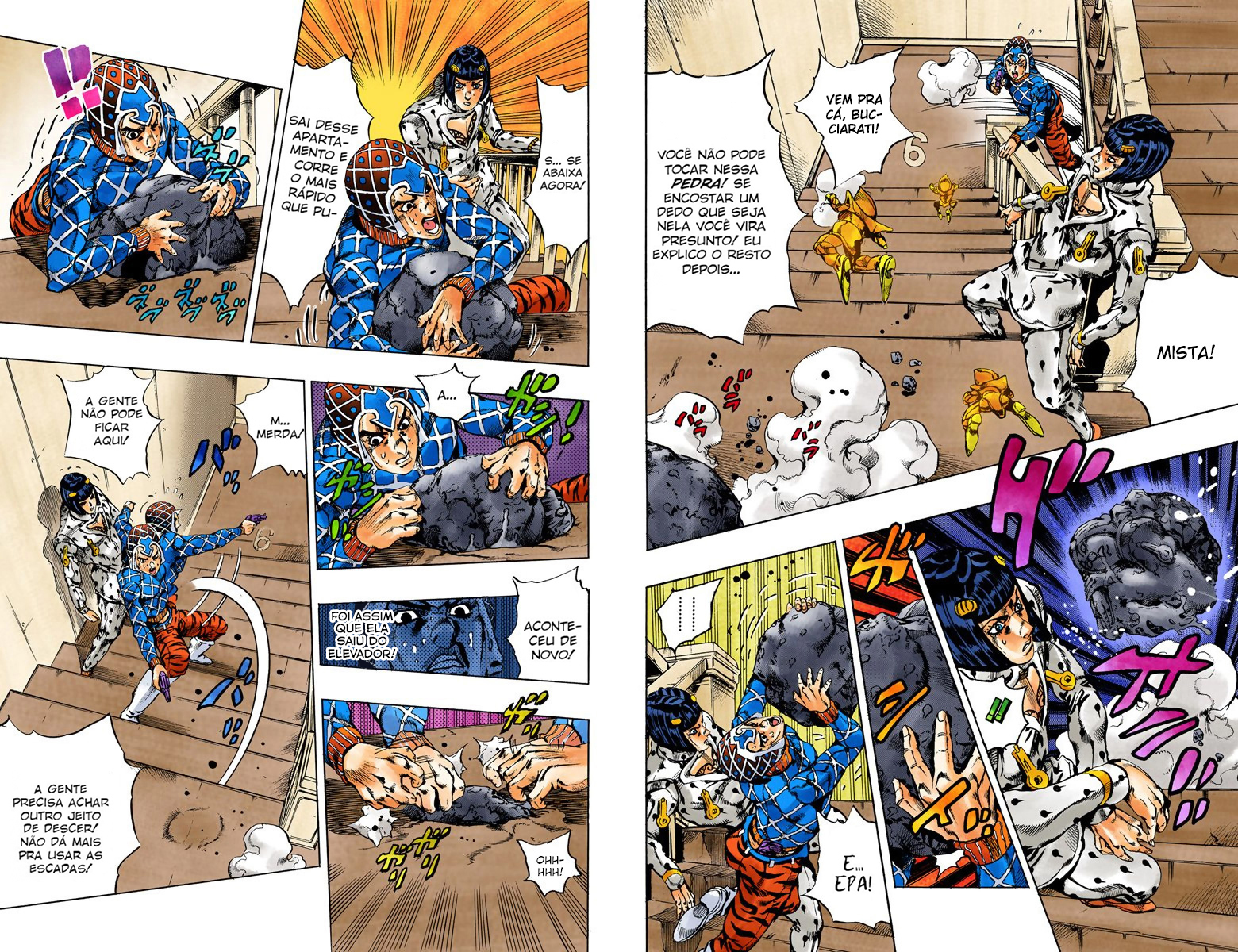 JoJo's Bizarre Adventure, Part 5: Golden Wind - Digital Colored Comics Capítulo 154 Página 8