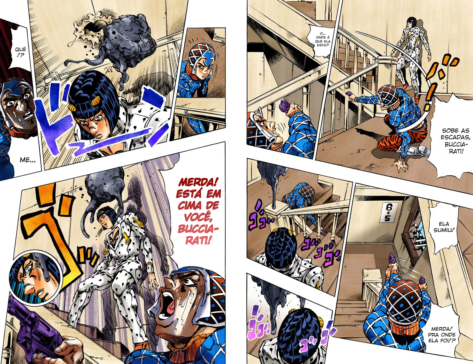 JoJo's Bizarre Adventure, Part 5: Golden Wind - Digital Colored Comics Capítulo 154 Página 9