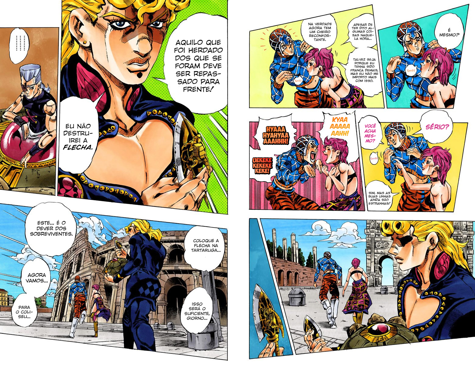 JoJo's Bizarre Adventure, Part 5: Golden Wind - Digital Colored Comics Capítulo 155 Página 10