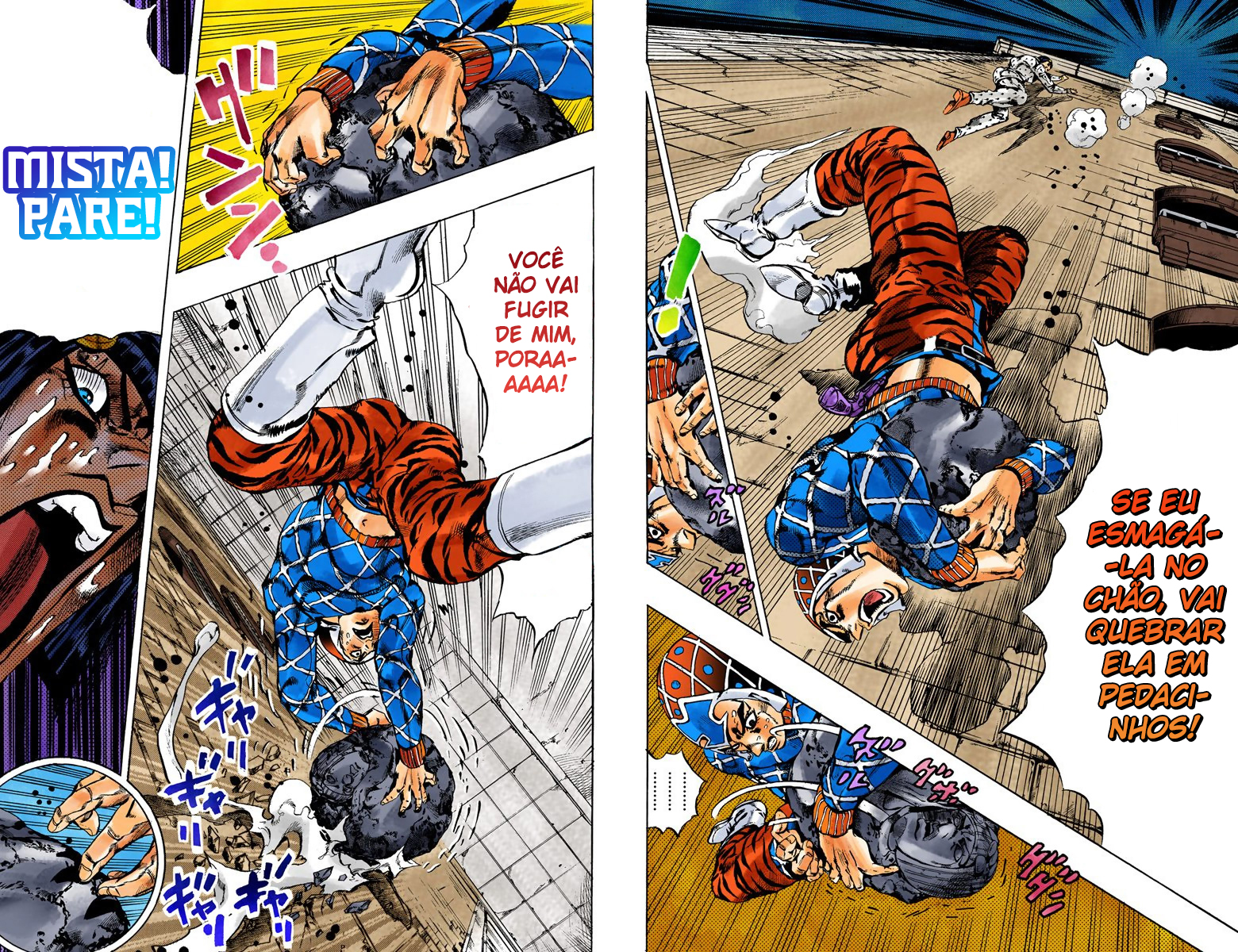 JoJo's Bizarre Adventure, Part 5: Golden Wind - Digital Colored Comics Capítulo 155 Página 3