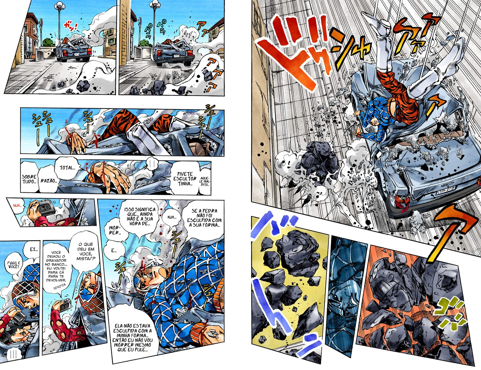JoJo's Bizarre Adventure, Part 5: Golden Wind - Digital Colored Comics Capítulo 155 Página 4