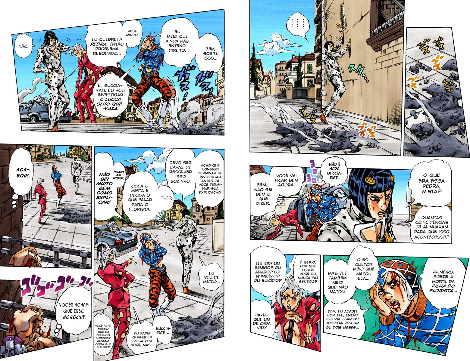 JoJo's Bizarre Adventure, Part 5: Golden Wind - Digital Colored Comics Capítulo 155 Página 5