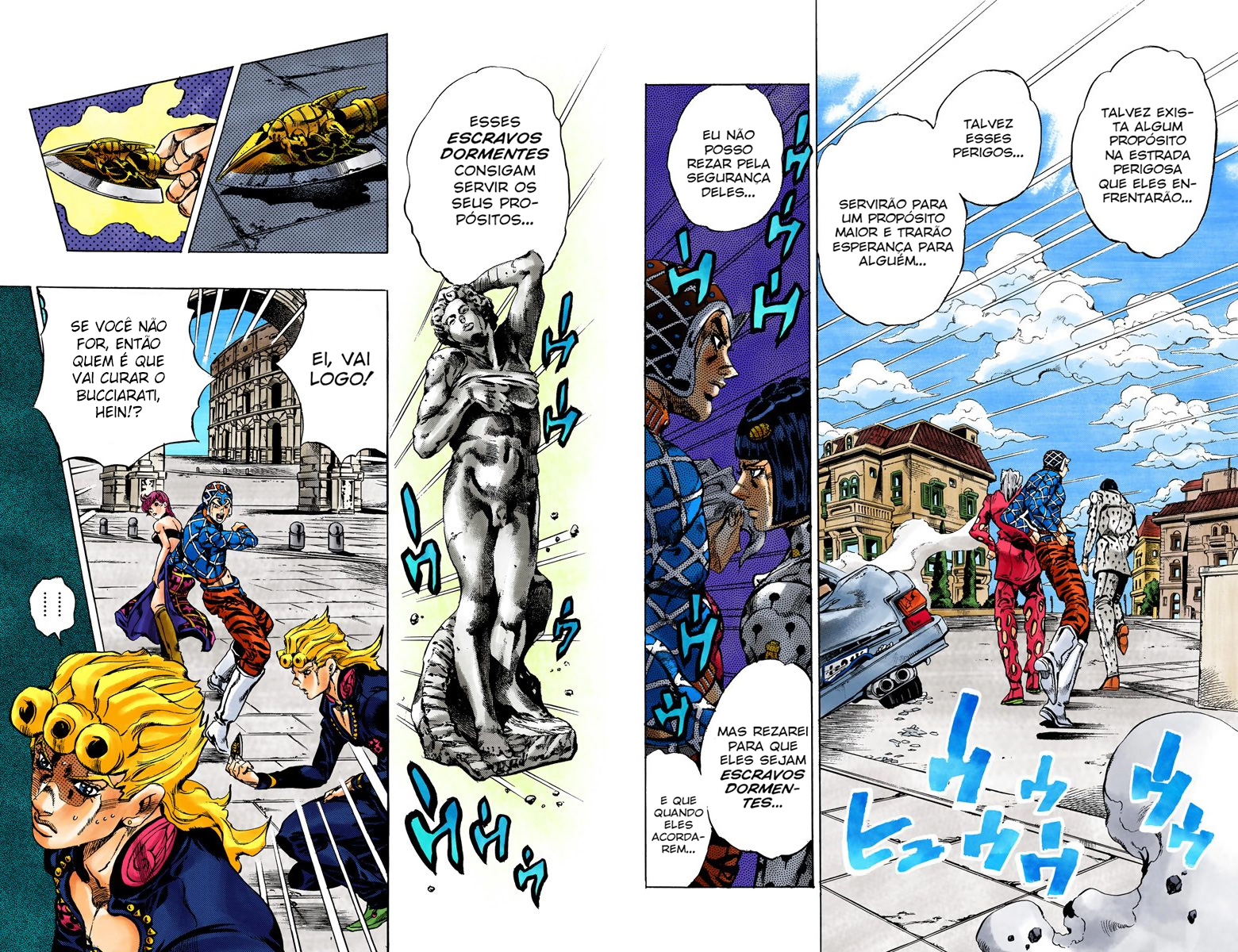 JoJo's Bizarre Adventure, Part 5: Golden Wind - Digital Colored Comics Capítulo 155 Página 7