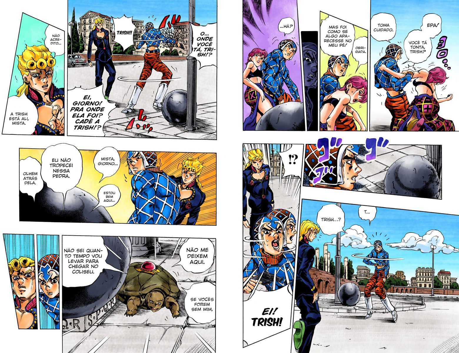 JoJo's Bizarre Adventure, Part 5: Golden Wind - Digital Colored Comics Capítulo 155 Página 8