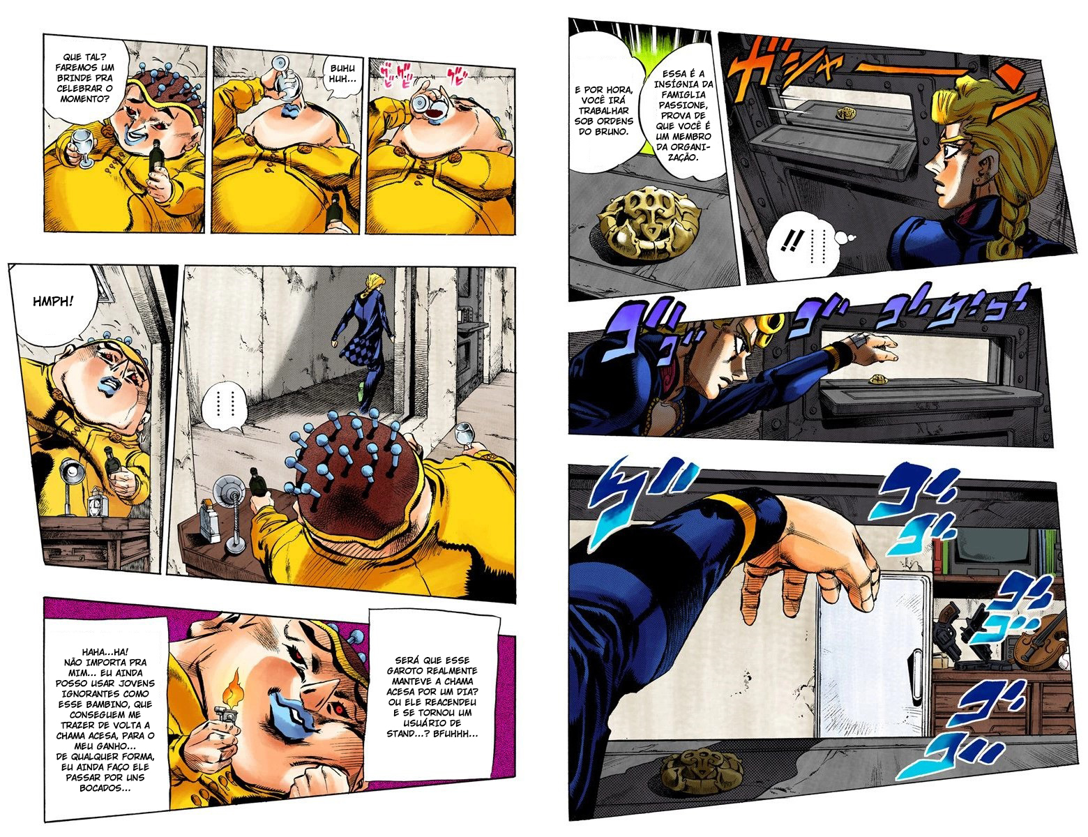JoJo's Bizarre Adventure, Part 5: Golden Wind - Digital Colored Comics Capítulo 16 Página 12