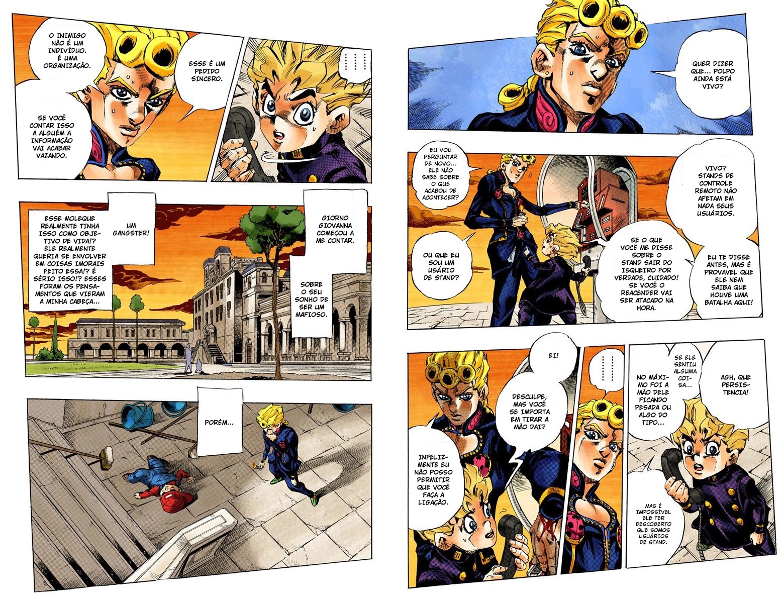 JoJo's Bizarre Adventure, Part 5: Golden Wind - Digital Colored Comics Capítulo 16 Página 7