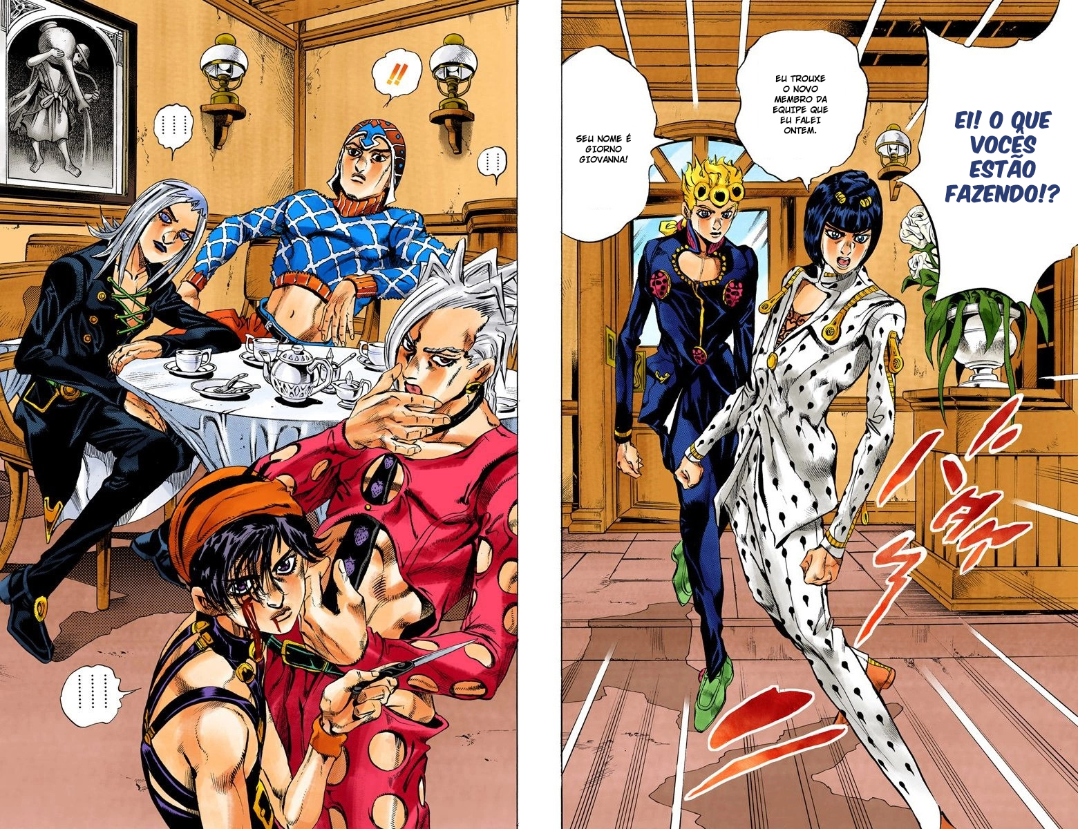 JoJo's Bizarre Adventure, Part 5: Golden Wind - Digital Colored Comics Capítulo 17 Página 6