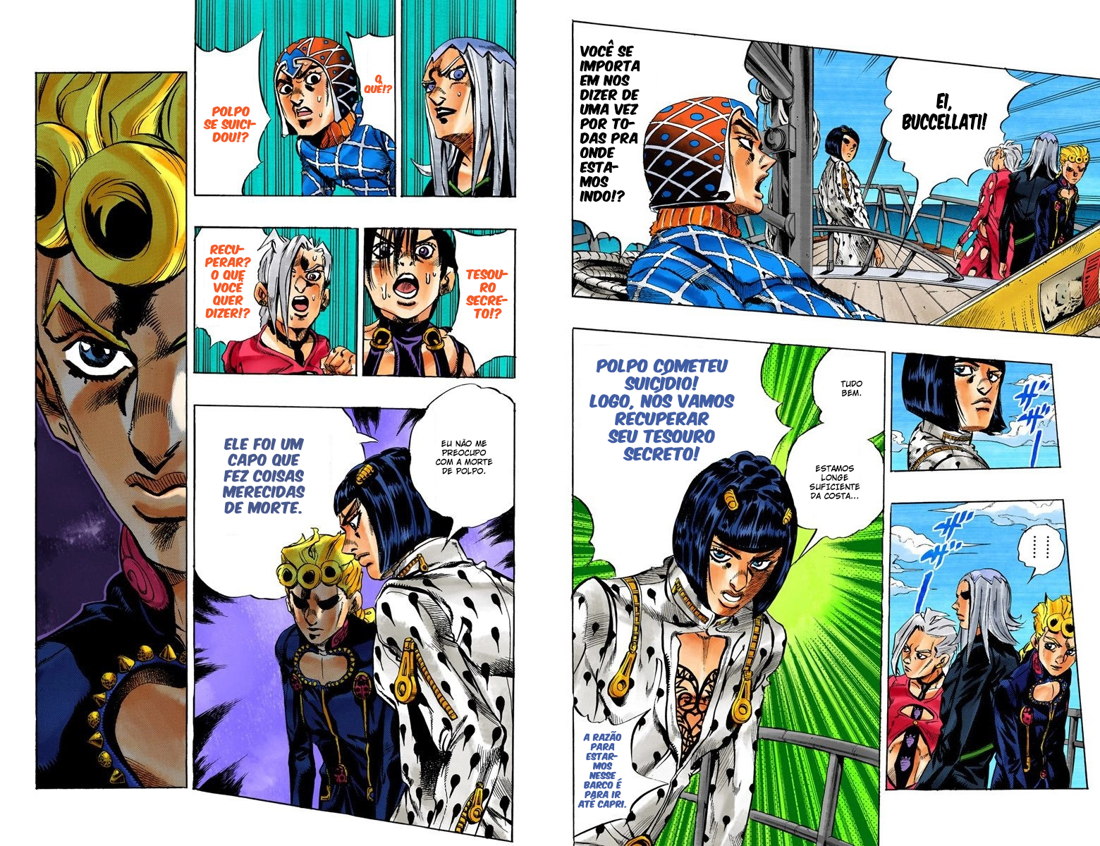 JoJo's Bizarre Adventure, Part 5: Golden Wind - Digital Colored Comics Capítulo 18 Página 8