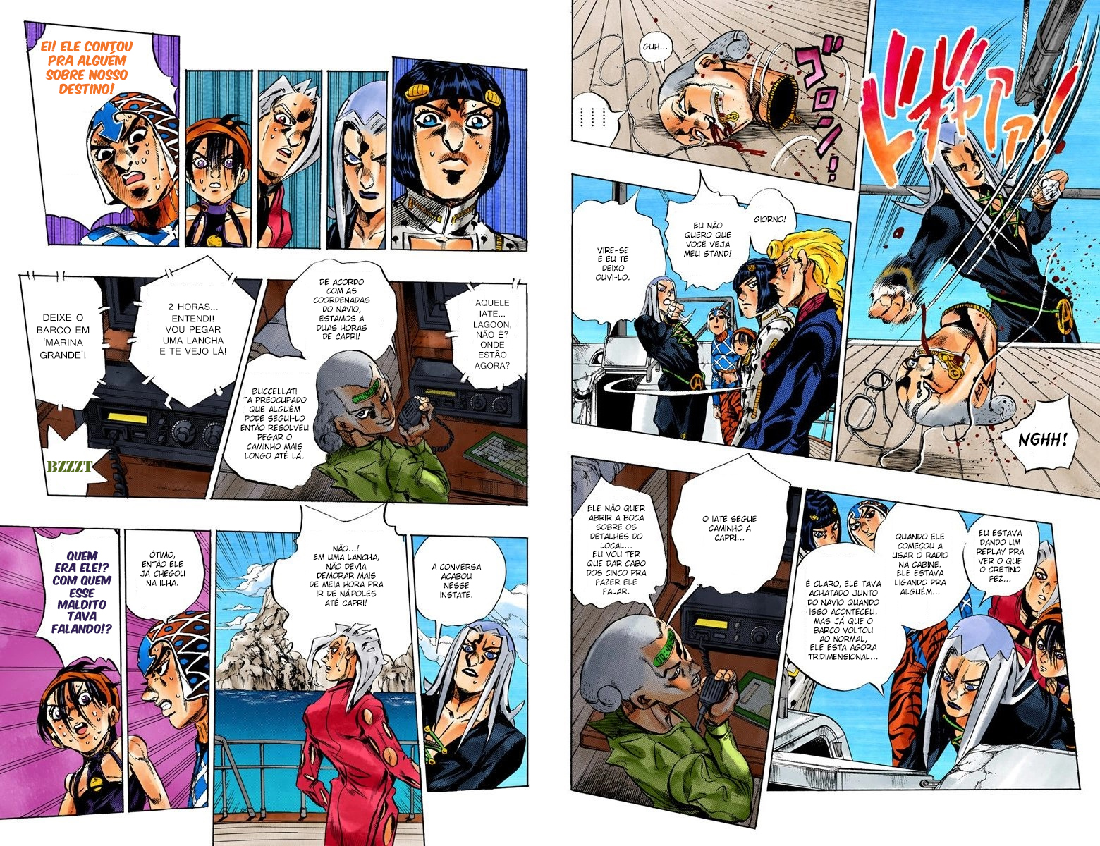 JoJo's Bizarre Adventure, Part 5: Golden Wind - Digital Colored Comics Capítulo 23 Página 8