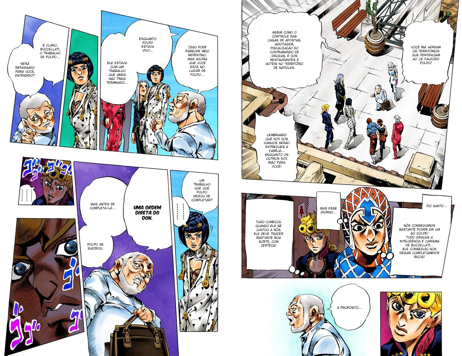 JoJo's Bizarre Adventure, Part 5: Golden Wind - Digital Colored Comics Capítulo 29 Página 9