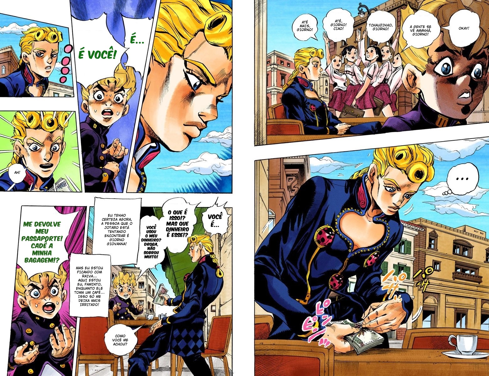 JoJo's Bizarre Adventure, Part 5: Golden Wind - Digital Colored Comics Capítulo 3 Página 4
