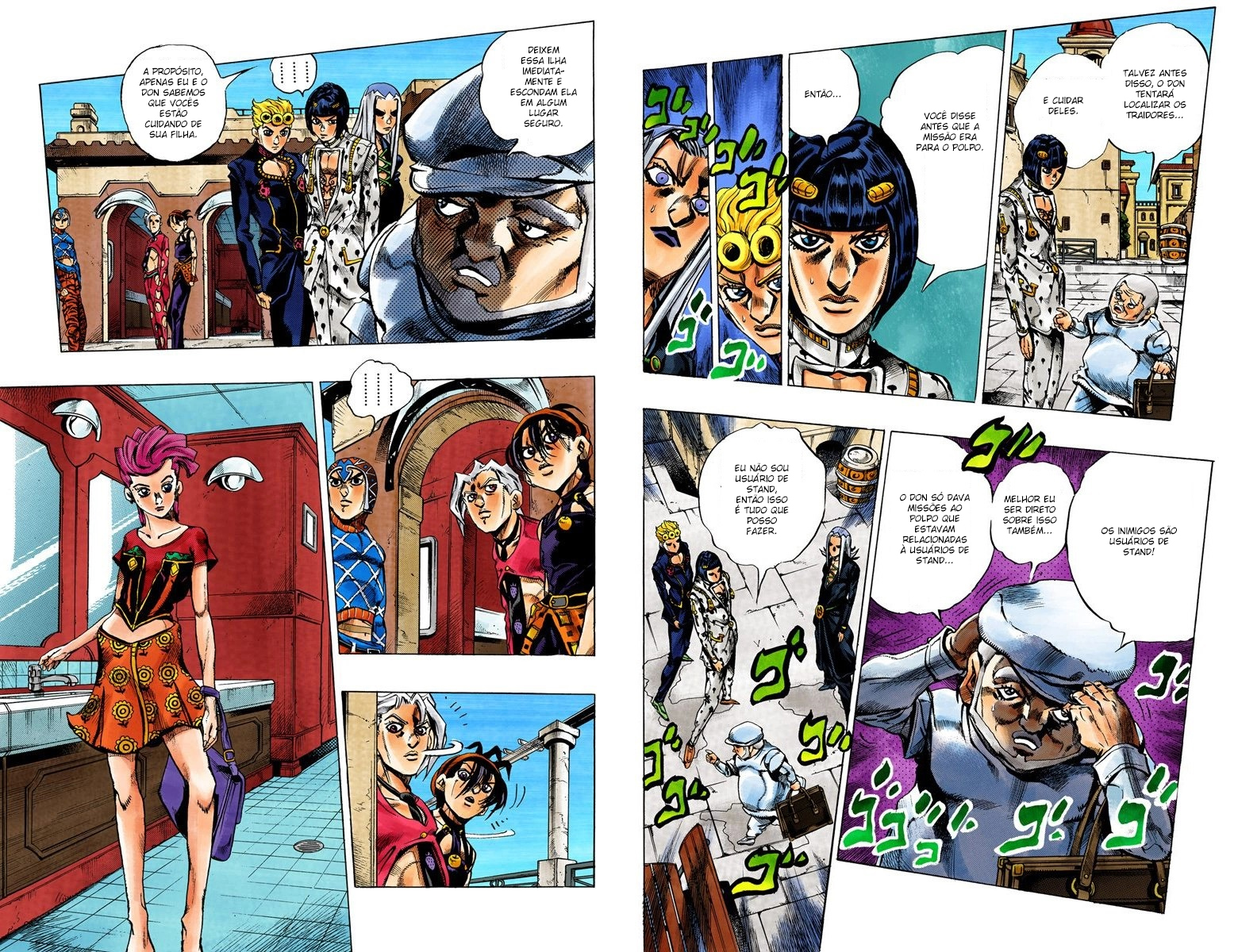 JoJo's Bizarre Adventure, Part 5: Golden Wind - Digital Colored Comics Capítulo 30 Página 10