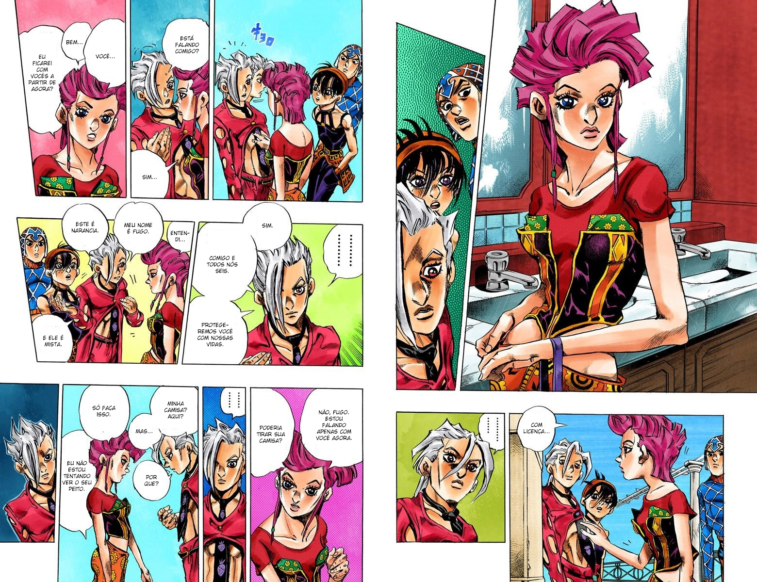 JoJo's Bizarre Adventure, Part 5: Golden Wind - Digital Colored Comics Capítulo 30 Página 11