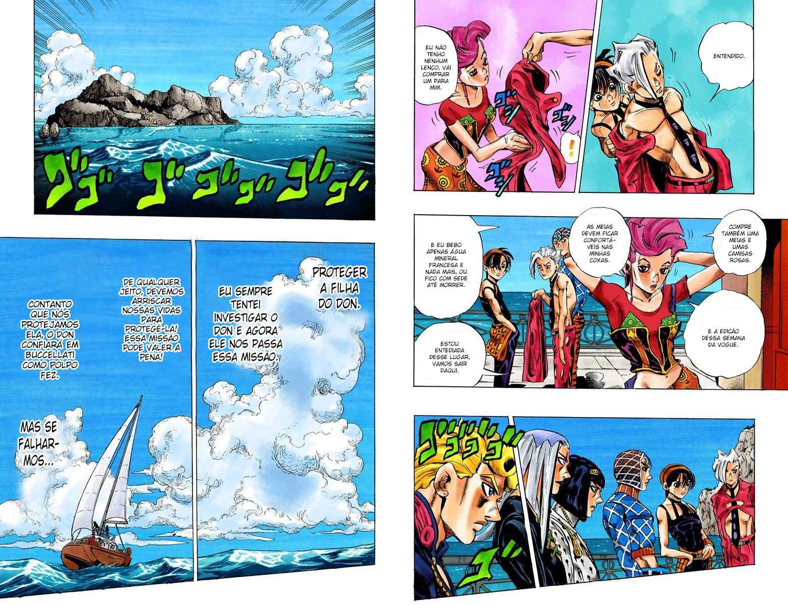 JoJo's Bizarre Adventure, Part 5: Golden Wind - Digital Colored Comics Capítulo 30 Página 12