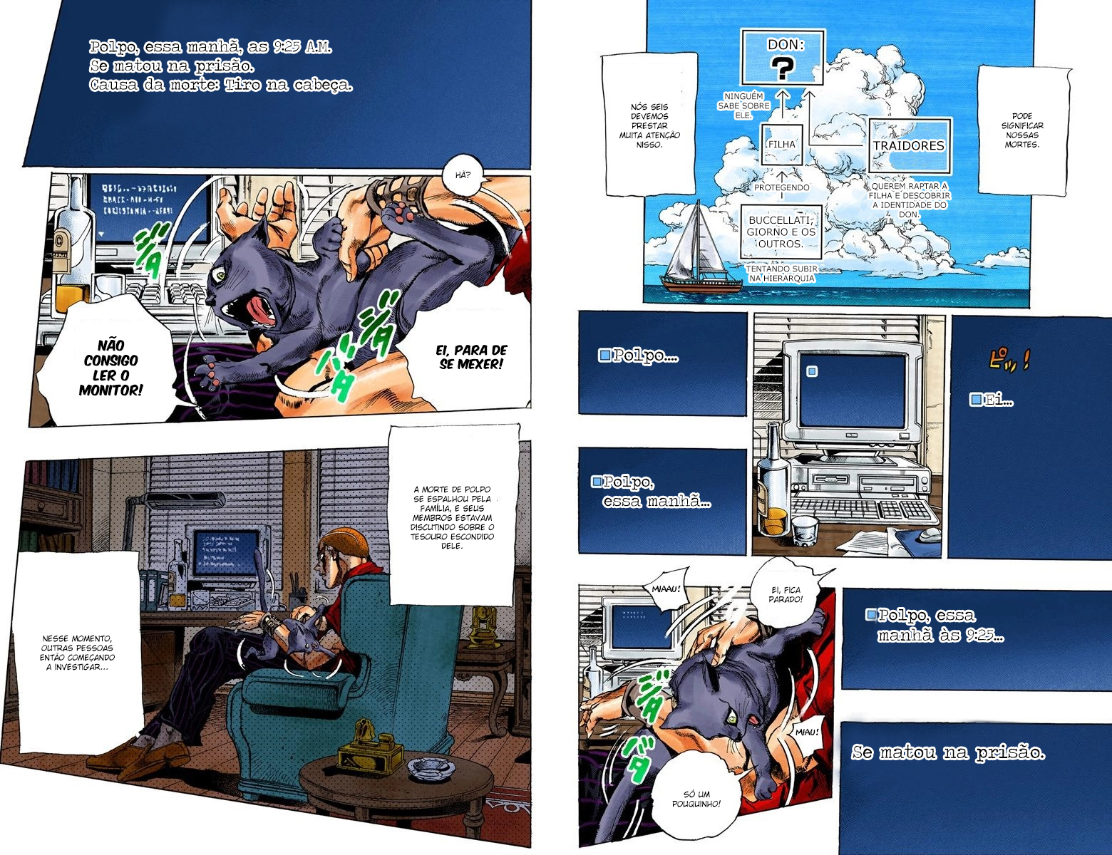 JoJo's Bizarre Adventure, Part 5: Golden Wind - Digital Colored Comics Capítulo 30 Página 13
