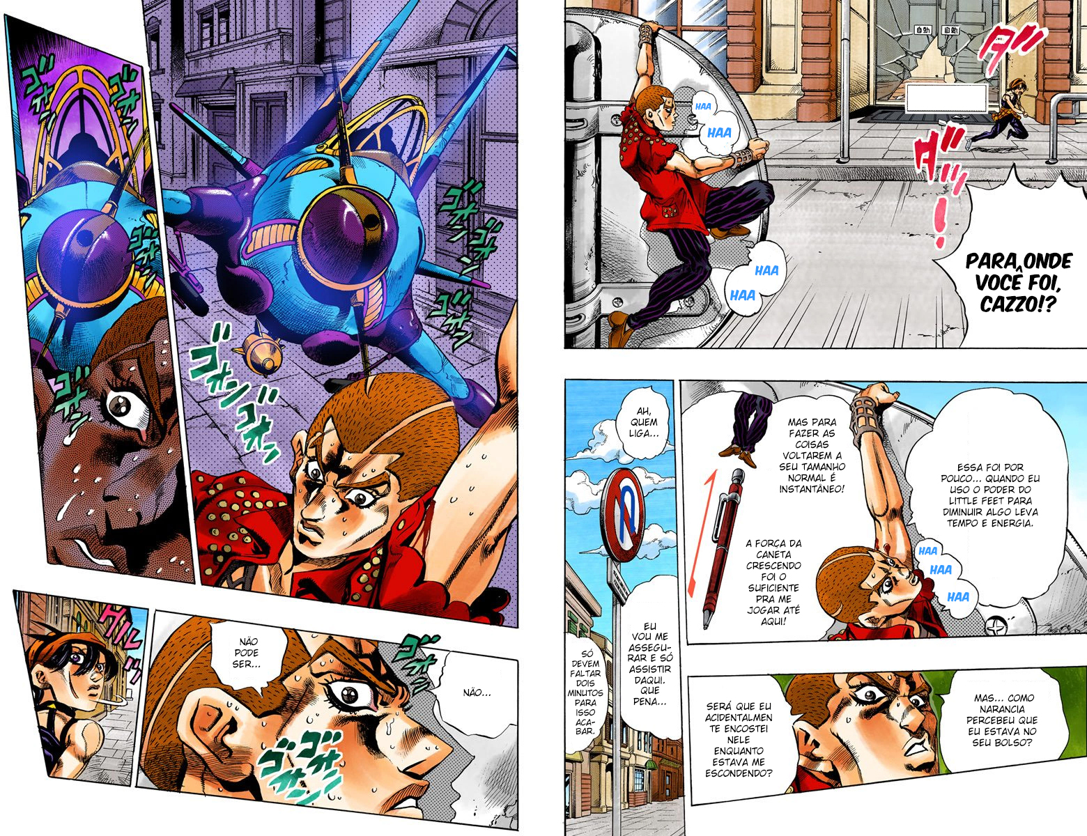JoJo's Bizarre Adventure, Part 5: Golden Wind - Digital Colored Comics Capítulo 34 Página 7