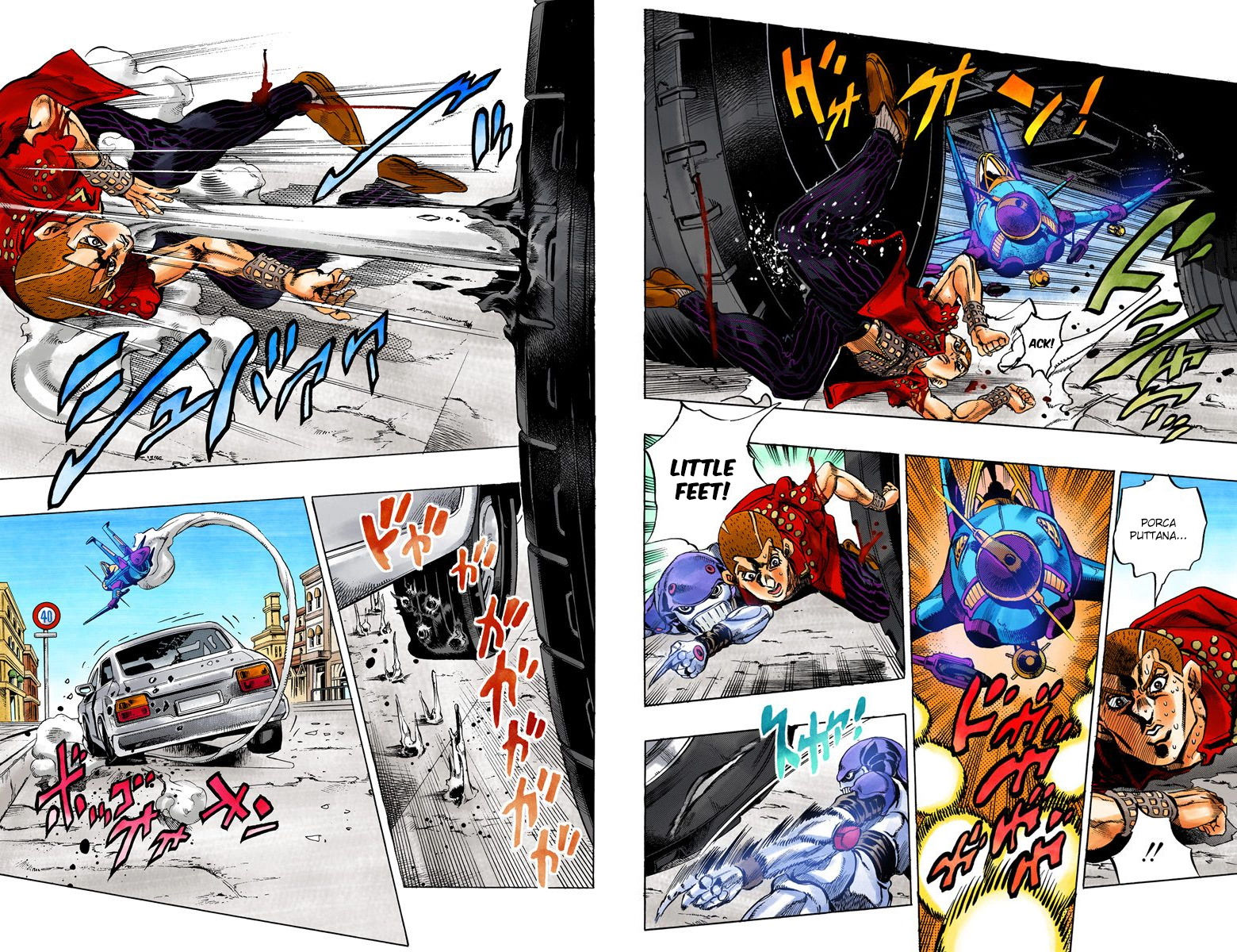 JoJo's Bizarre Adventure, Part 5: Golden Wind - Digital Colored Comics Capítulo 34 Página 9