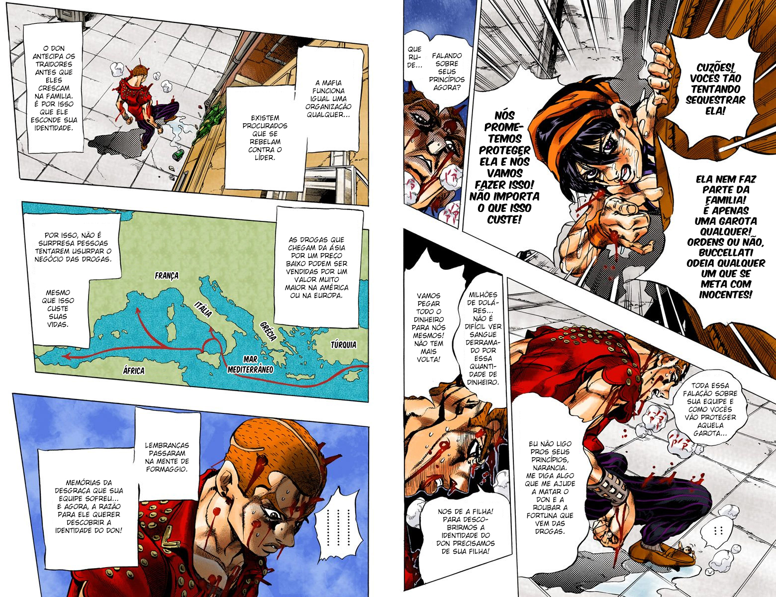 JoJo's Bizarre Adventure, Part 5: Golden Wind - Digital Colored Comics Capítulo 36 Página 6