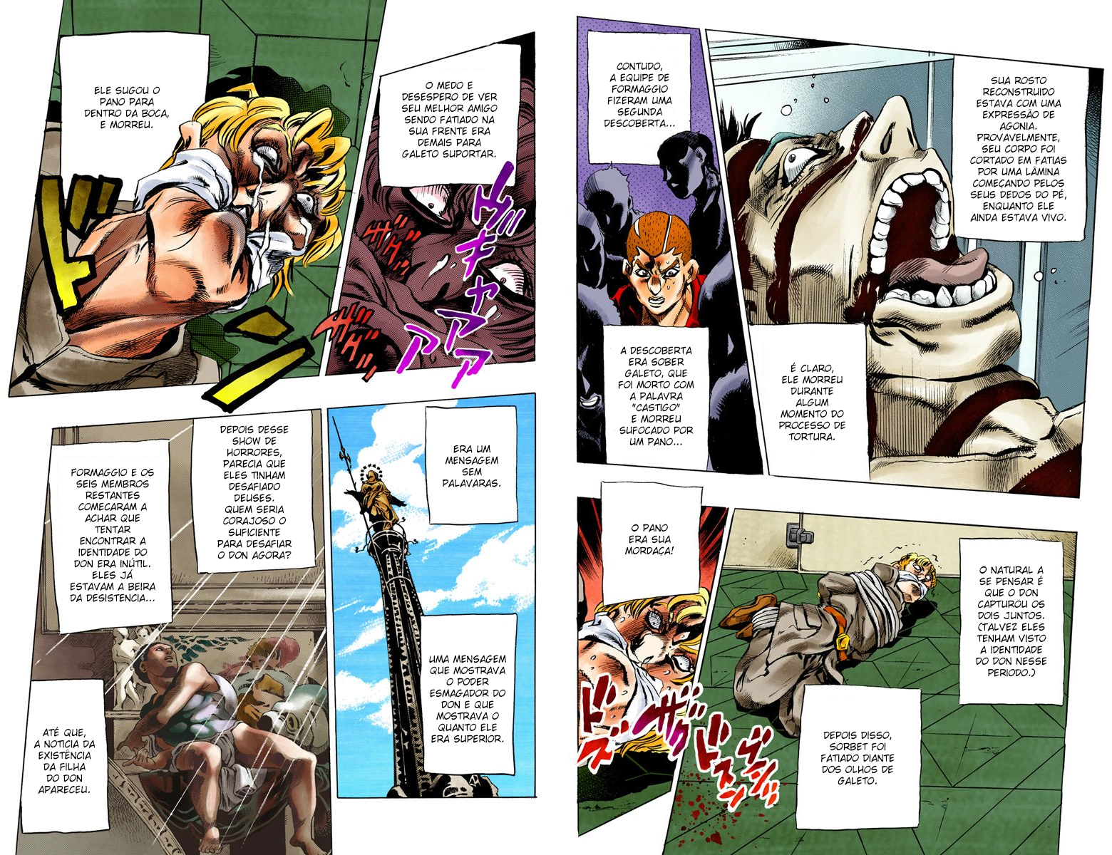 JoJo's Bizarre Adventure, Part 5: Golden Wind - Digital Colored Comics Capítulo 36 Página 9