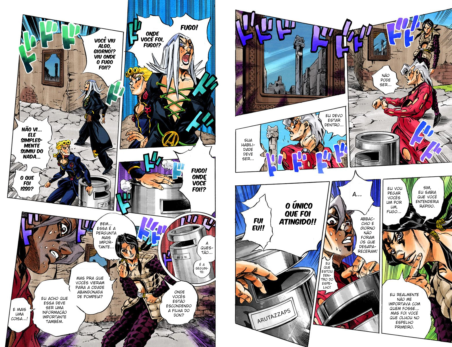 JoJo's Bizarre Adventure, Part 5: Golden Wind - Digital Colored Comics Capítulo 40 Página 9