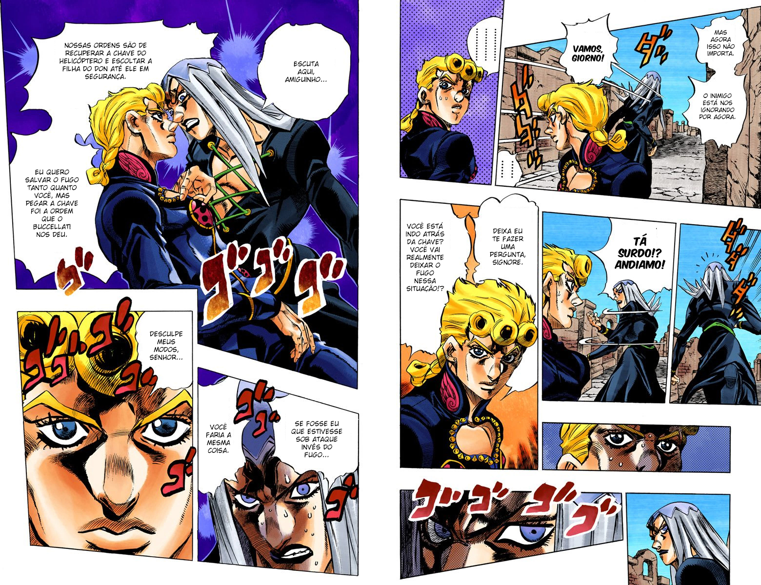 JoJo's Bizarre Adventure, Part 5: Golden Wind - Digital Colored Comics Capítulo 42 Página 5