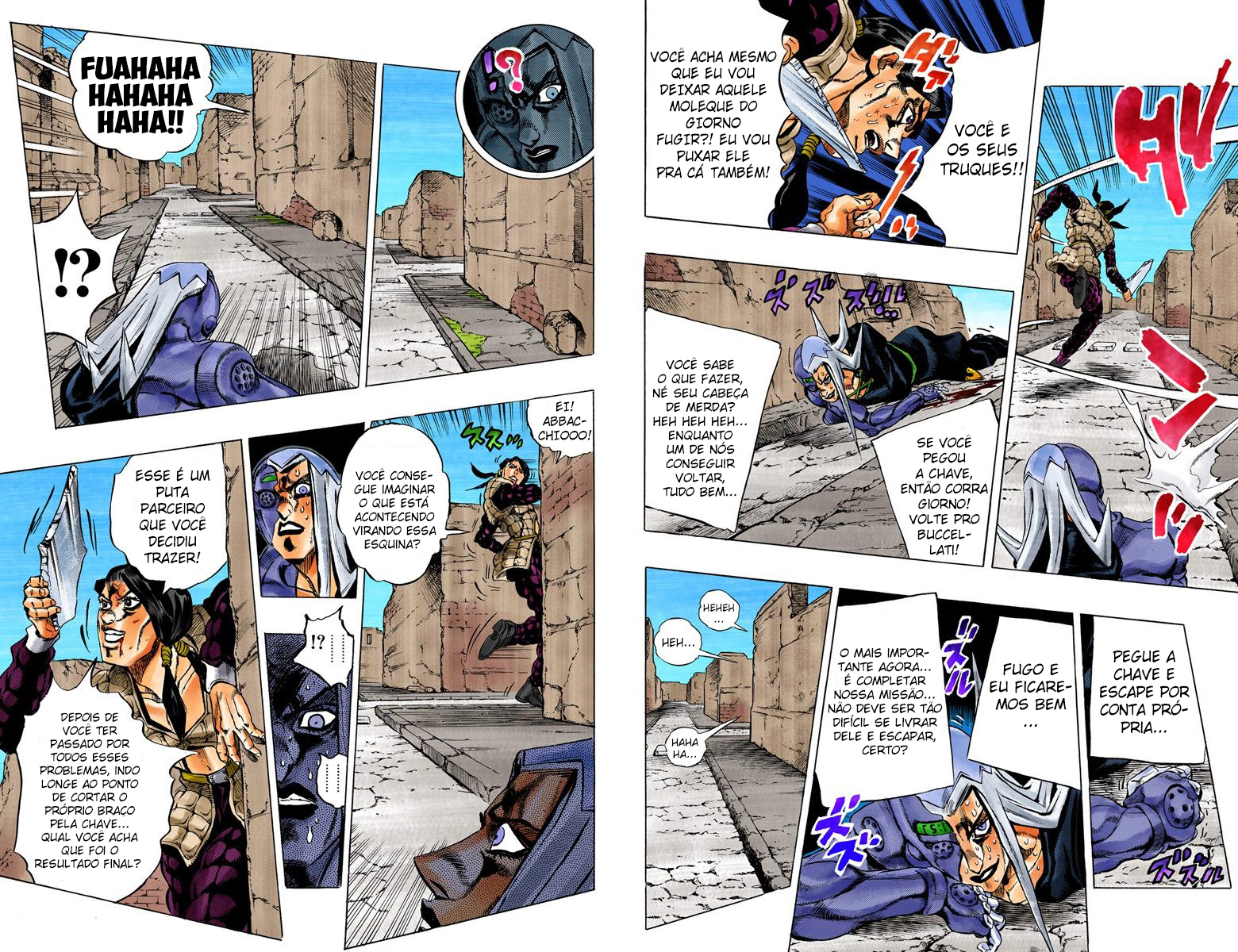 JoJo's Bizarre Adventure, Part 5: Golden Wind - Digital Colored Comics Capítulo 44 Página 11