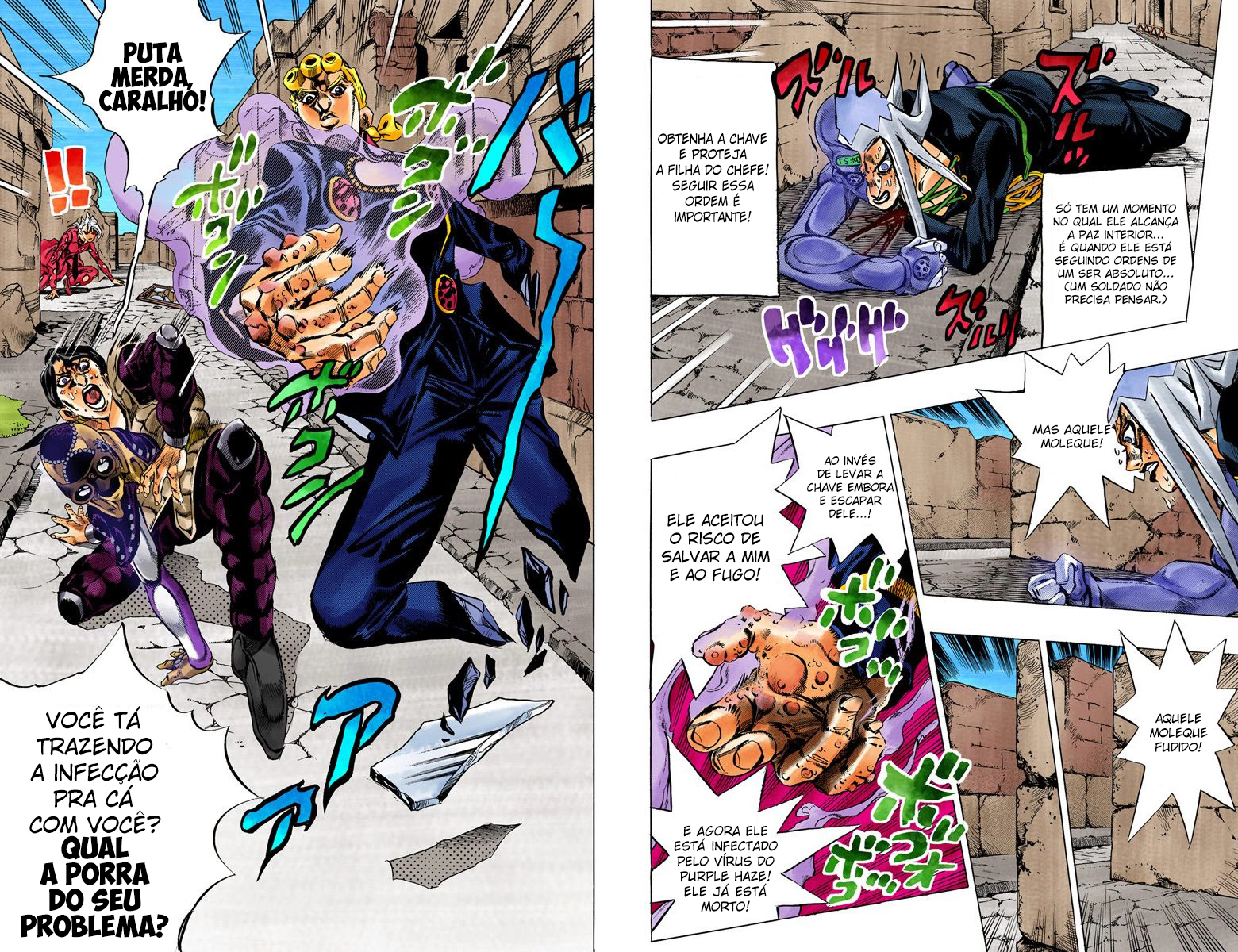 JoJo's Bizarre Adventure, Part 5: Golden Wind - Digital Colored Comics Capítulo 45 Página 5
