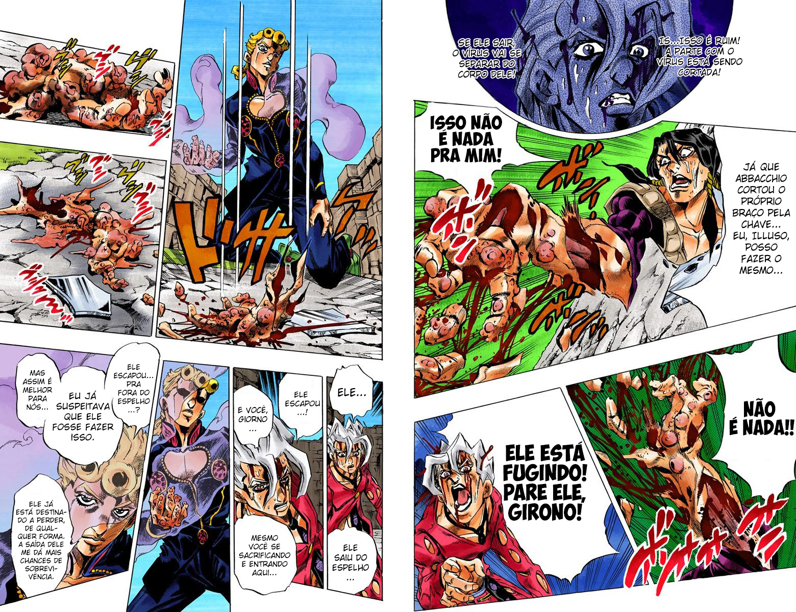JoJo's Bizarre Adventure, Part 5: Golden Wind - Digital Colored Comics Capítulo 45 Página 8