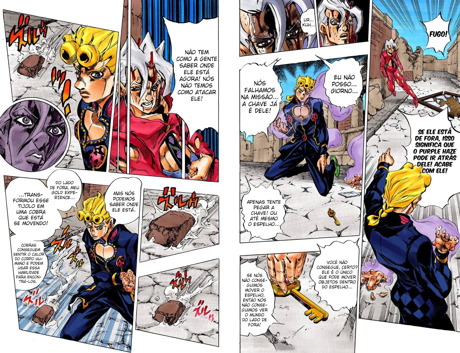 JoJo's Bizarre Adventure, Part 5: Golden Wind - Digital Colored Comics Capítulo 45 Página 9