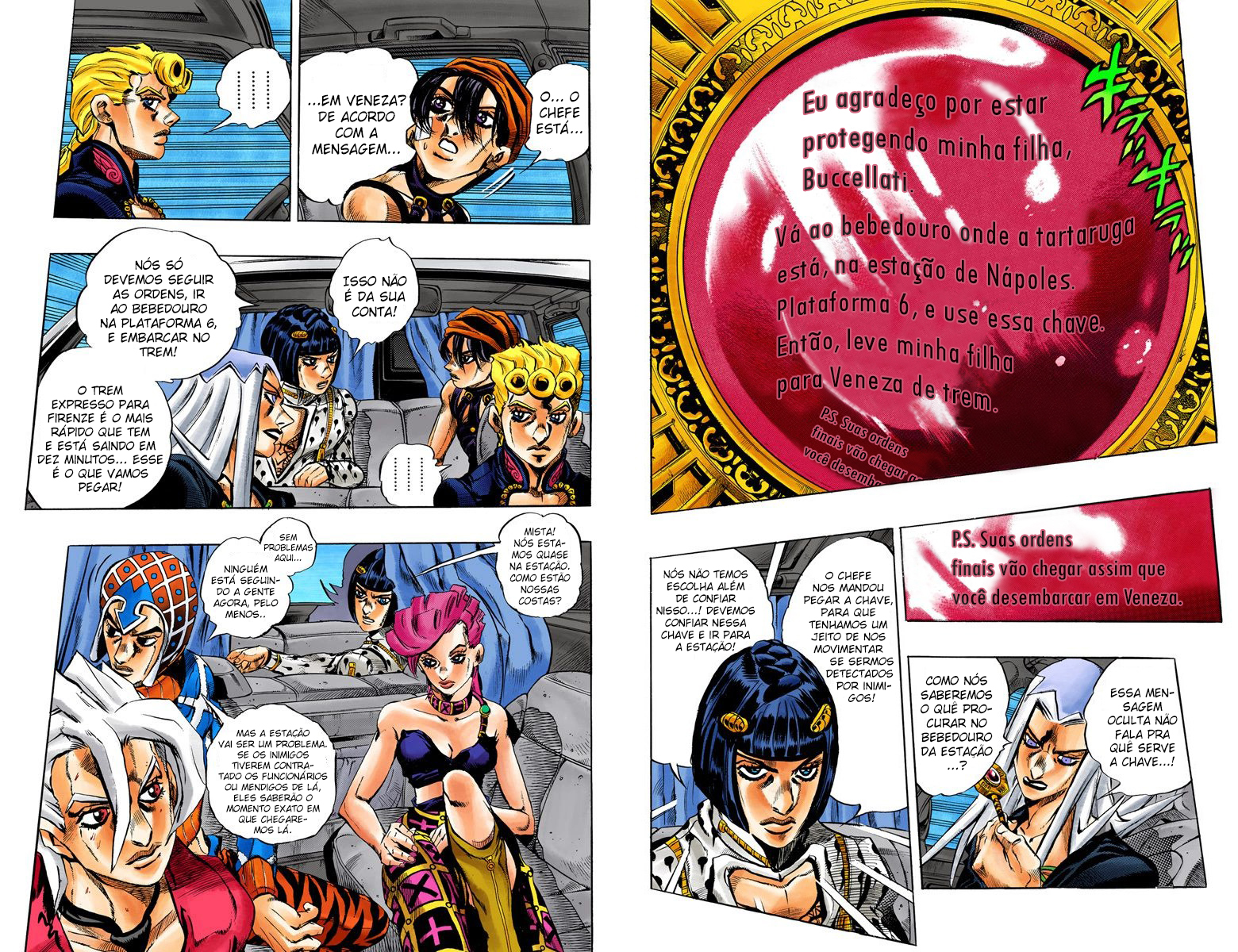 JoJo's Bizarre Adventure, Part 5: Golden Wind - Digital Colored Comics Capítulo 47 Página 3