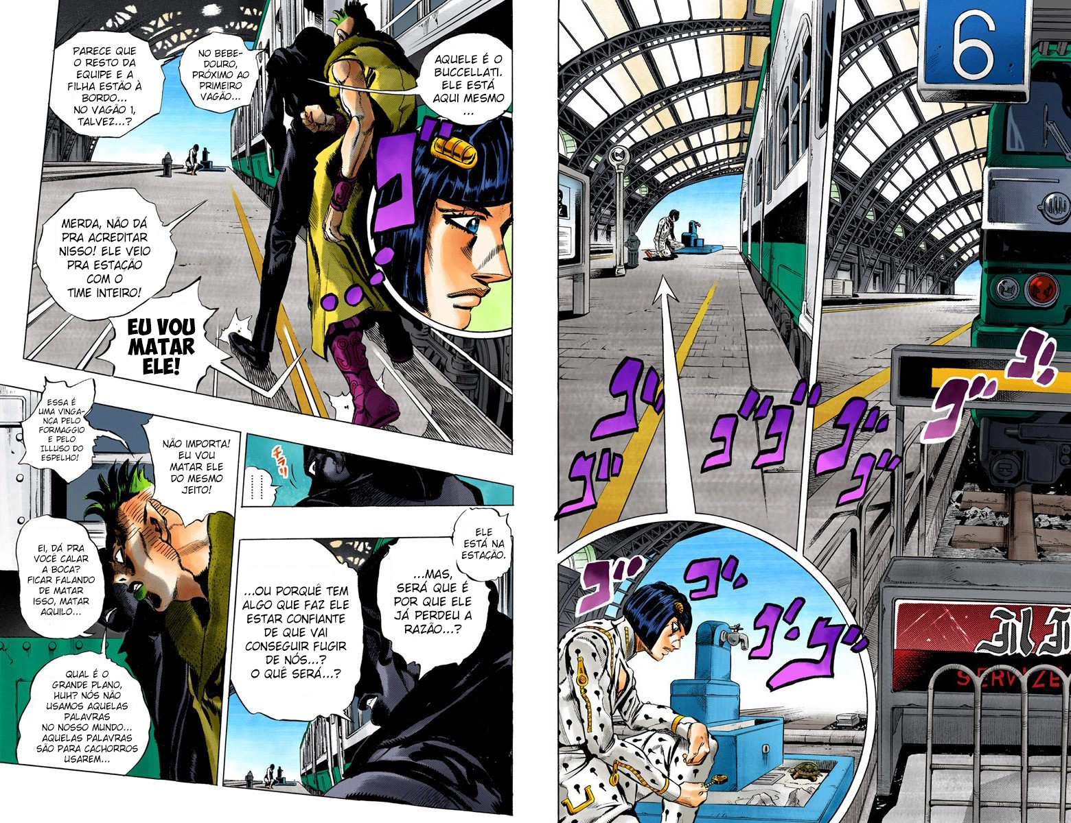 JoJo's Bizarre Adventure, Part 5: Golden Wind - Digital Colored Comics Capítulo 47 Página 6