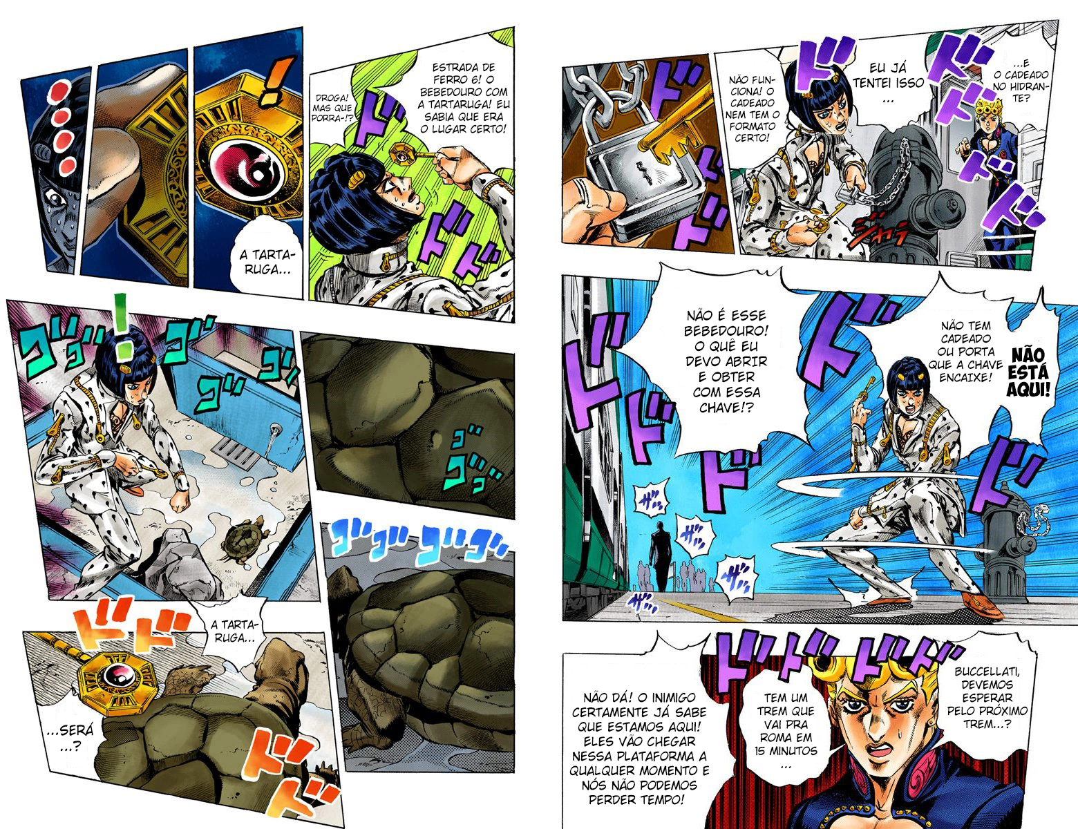 JoJo's Bizarre Adventure, Part 5: Golden Wind - Digital Colored Comics Capítulo 47 Página 9