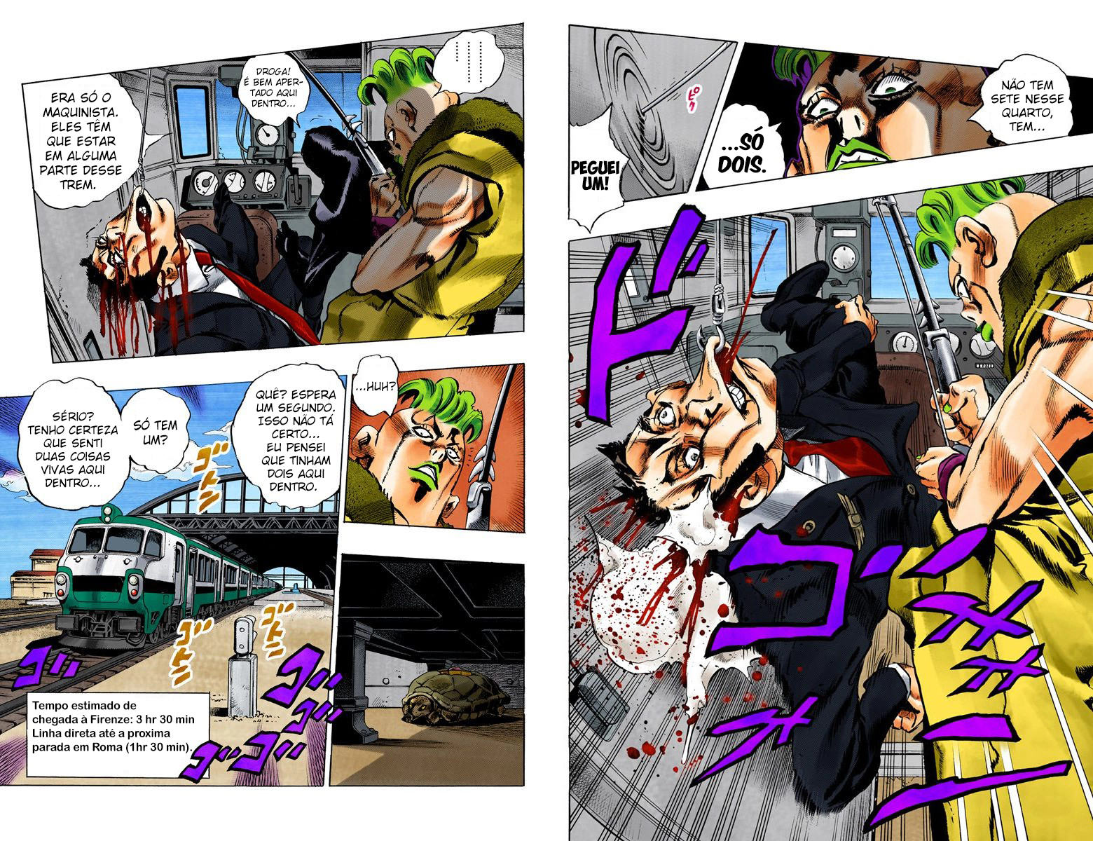 JoJo's Bizarre Adventure, Part 5: Golden Wind - Digital Colored Comics Capítulo 48 Página 10