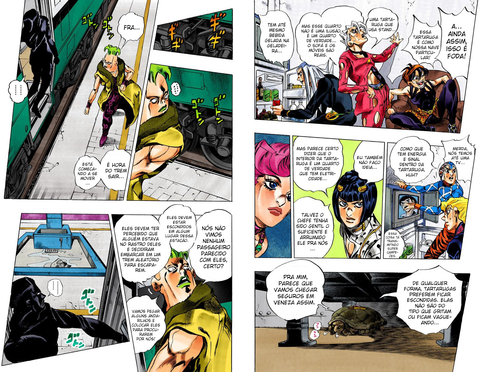 JoJo's Bizarre Adventure, Part 5: Golden Wind - Digital Colored Comics Capítulo 48 Página 6