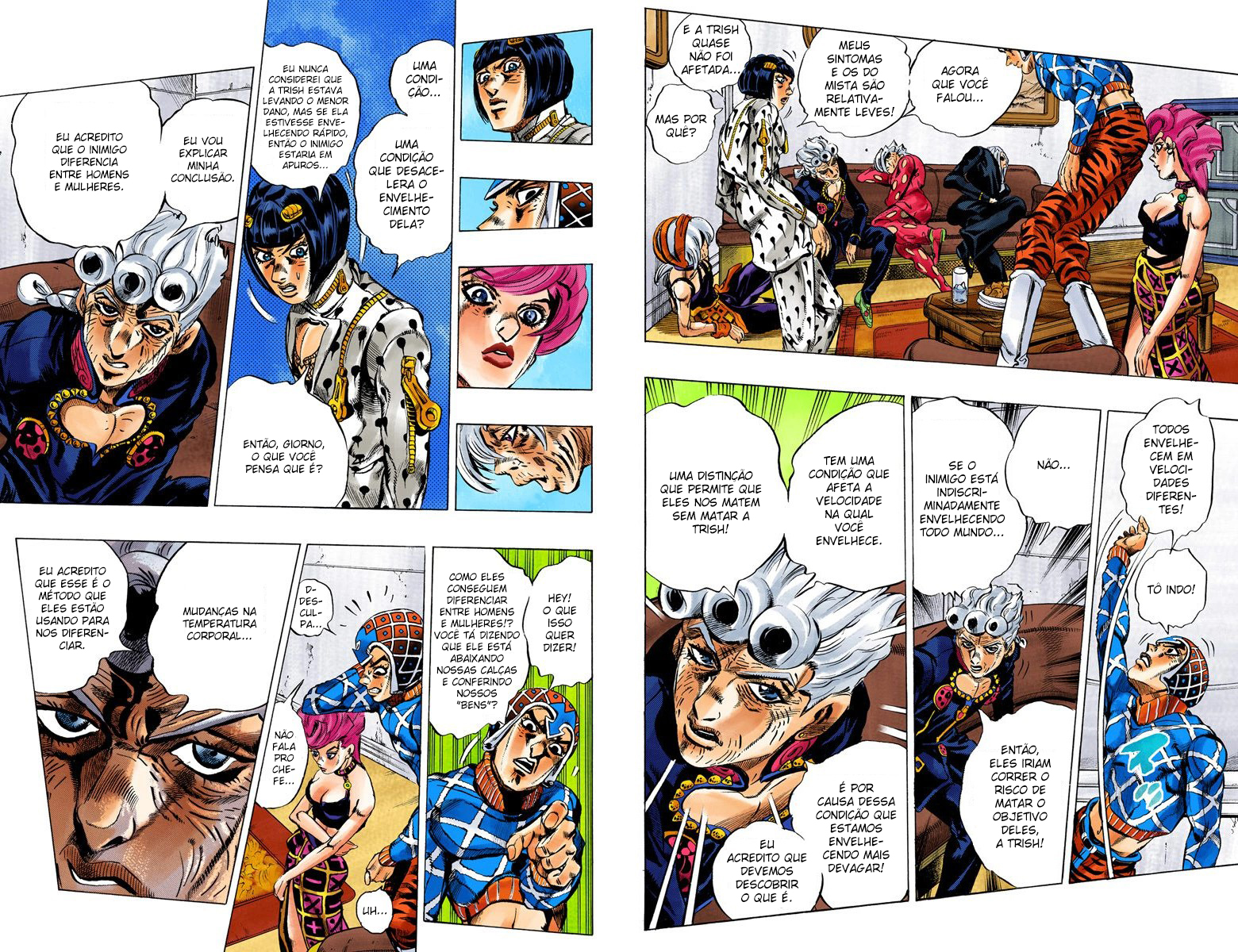 JoJo's Bizarre Adventure, Part 5: Golden Wind - Digital Colored Comics Capítulo 50 Página 6