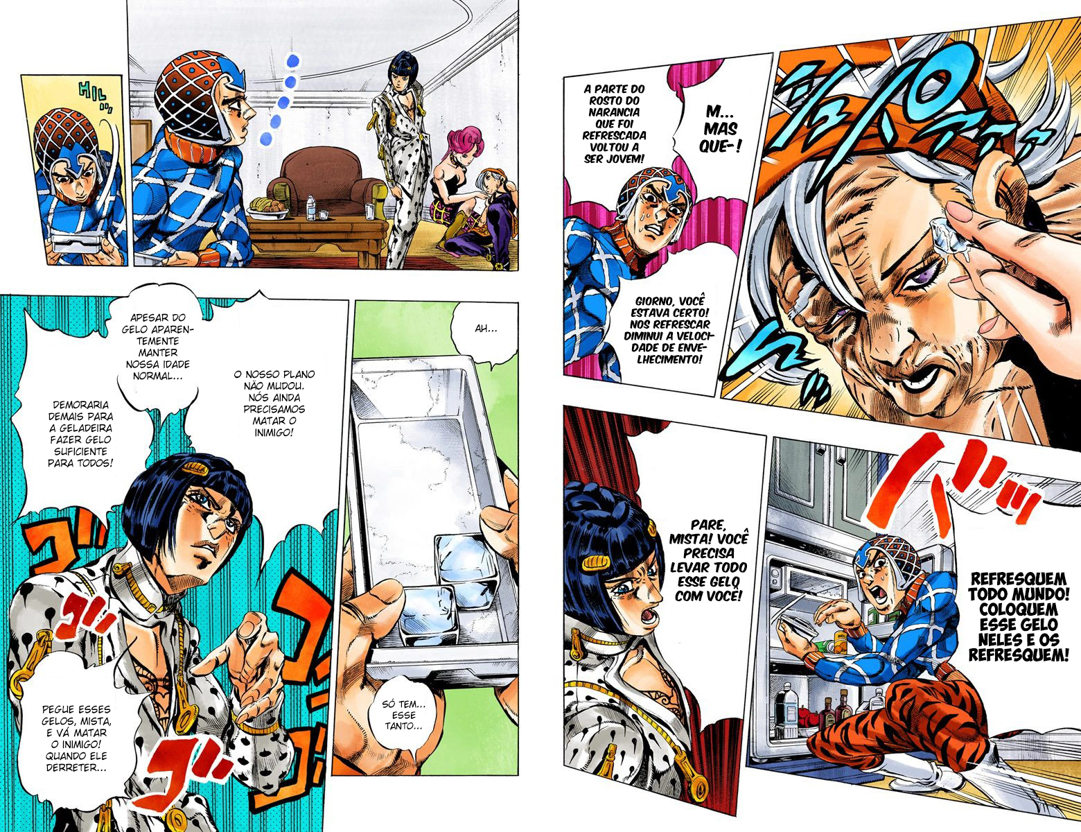 JoJo's Bizarre Adventure, Part 5: Golden Wind - Digital Colored Comics Capítulo 50 Página 8
