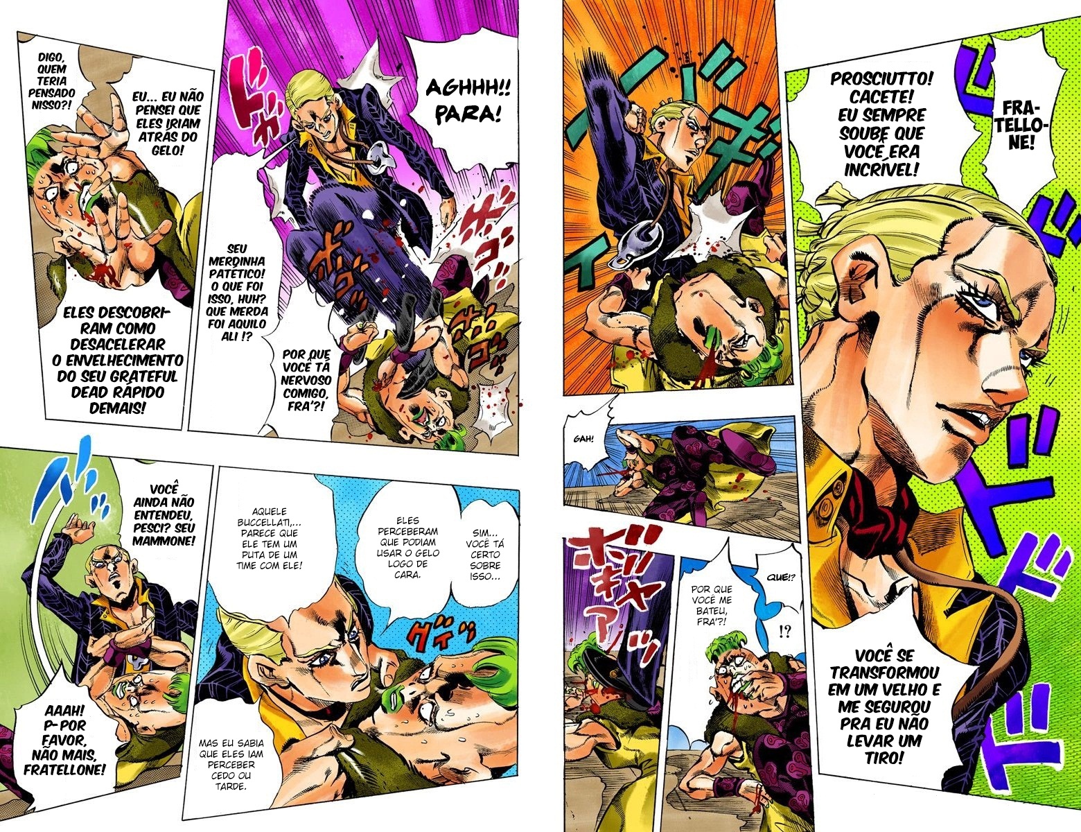 JoJo's Bizarre Adventure, Part 5: Golden Wind - Digital Colored Comics Capítulo 52 Página 8